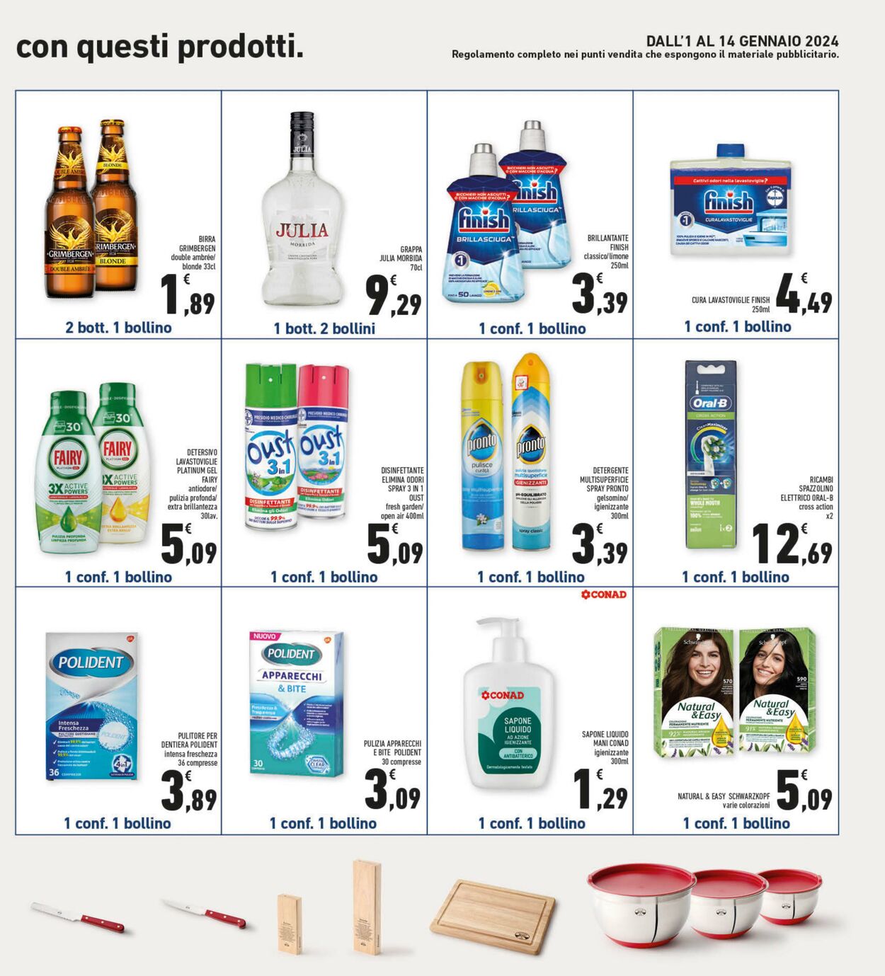 Volantino Conad 04.01.2024 - 15.01.2024