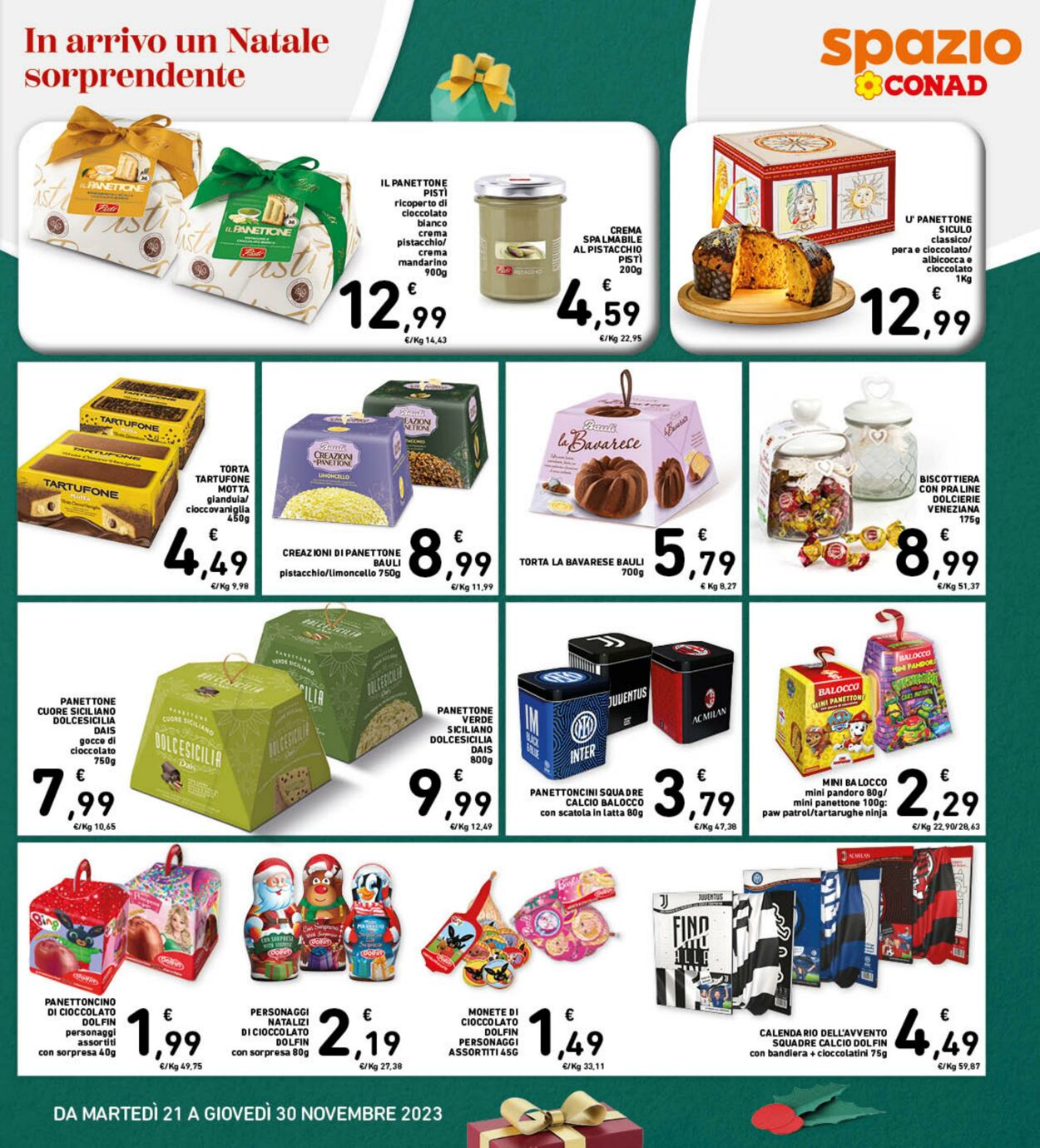 Volantino Conad 21.11.2023 - 30.11.2023