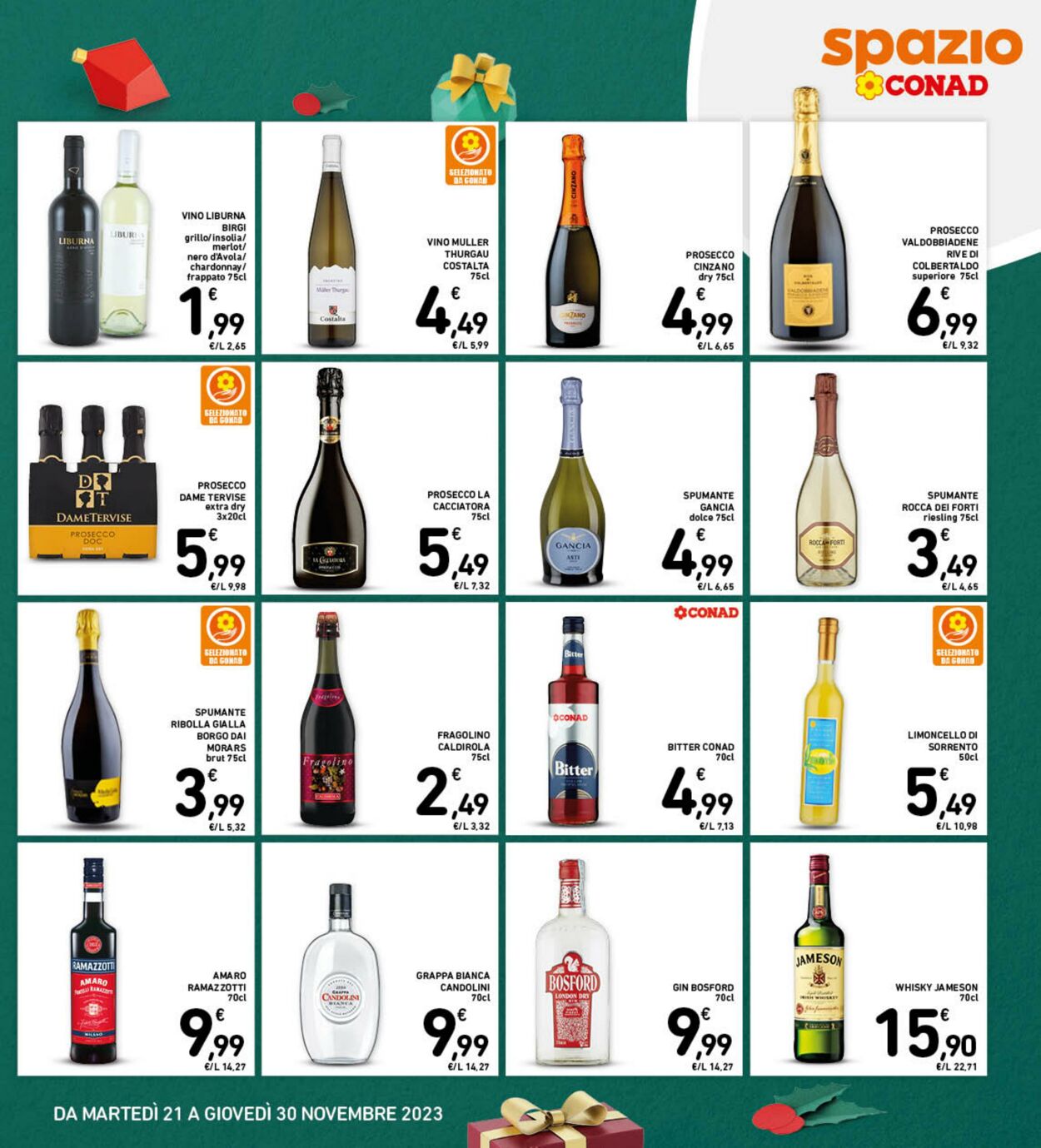 Volantino Conad 21.11.2023 - 30.11.2023