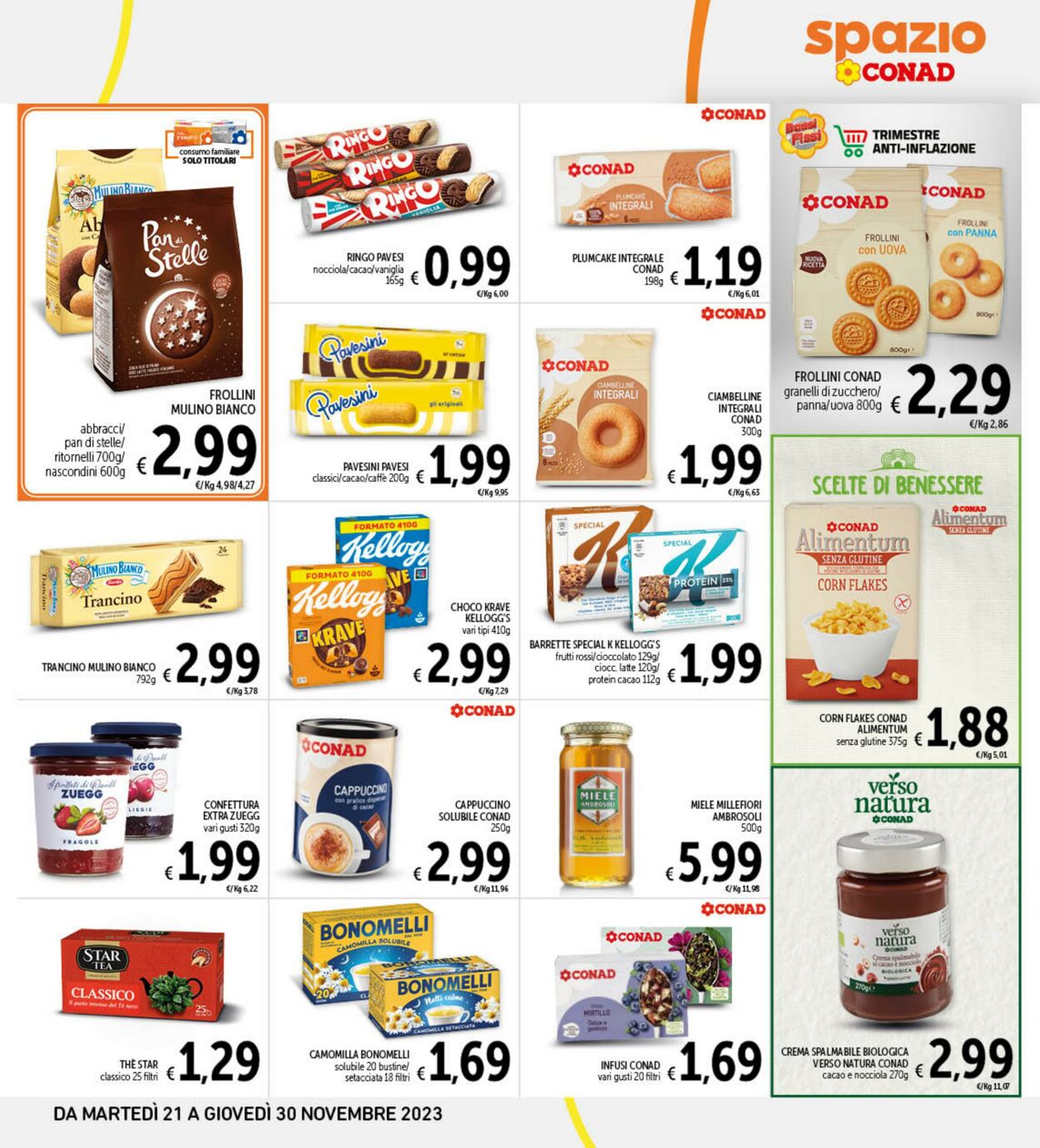 Volantino Conad 21.11.2023 - 30.11.2023