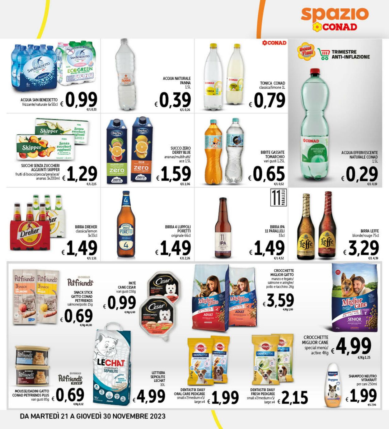 Volantino Conad 21.11.2023 - 30.11.2023