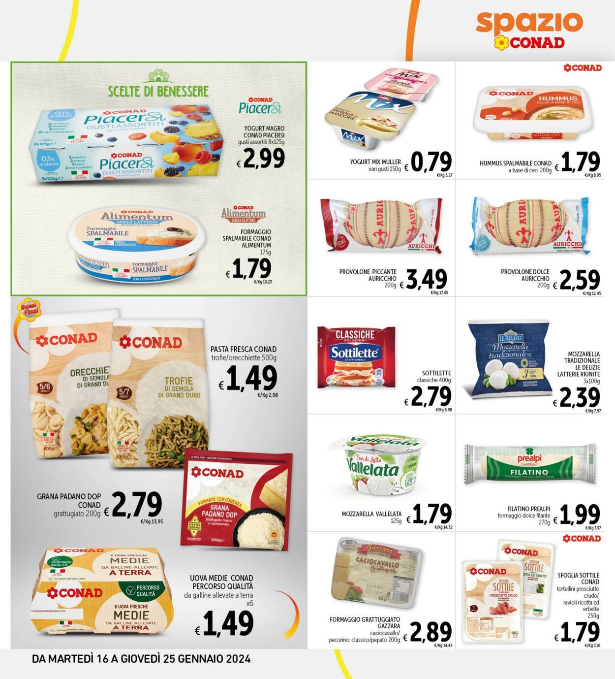 Volantino Conad 16.01.2024 - 25.01.2024