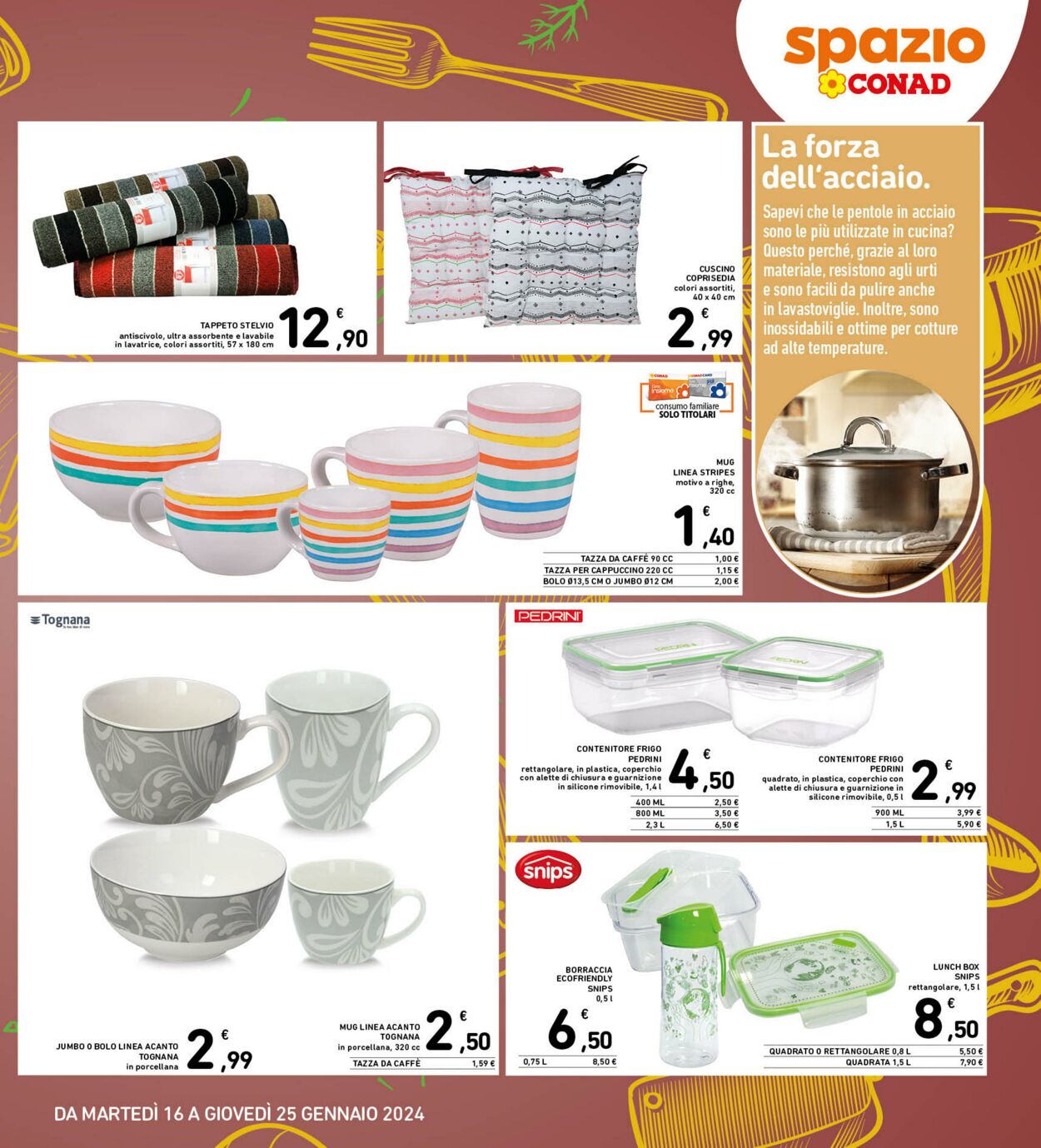 Volantino Conad 16.01.2024 - 25.01.2024