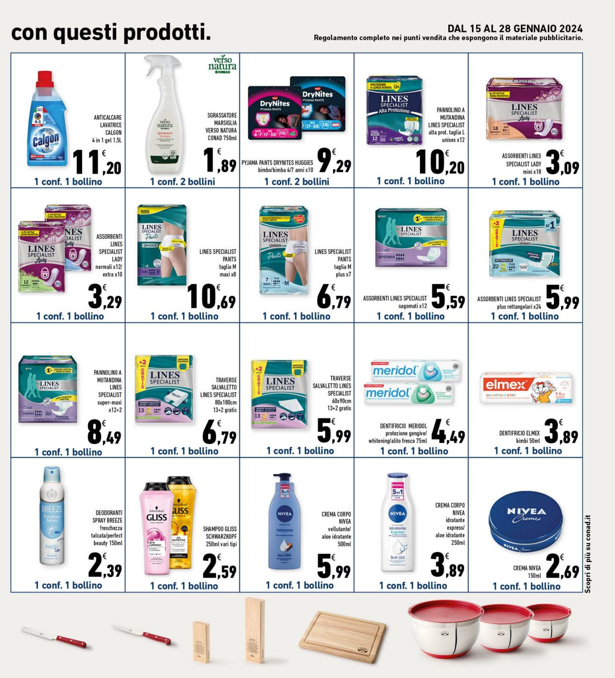 Volantino Conad 16.01.2024 - 25.01.2024