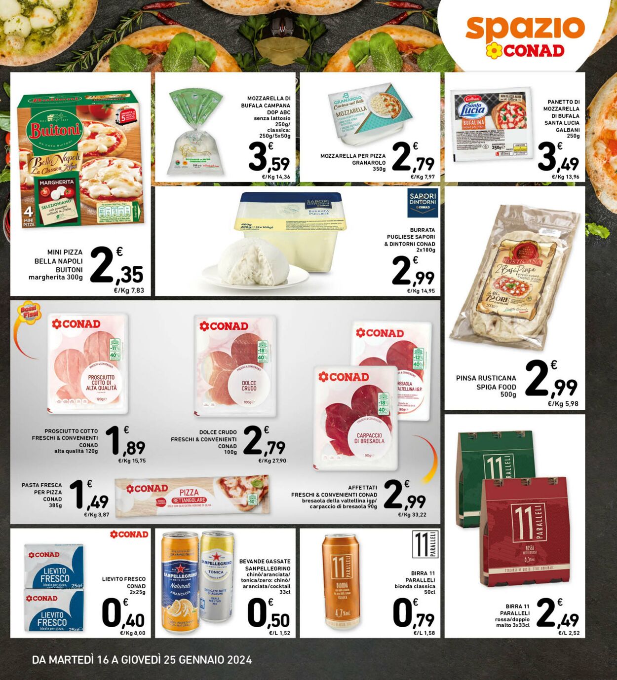 Volantino Conad 16.01.2024 - 25.01.2024