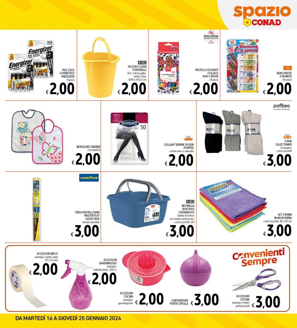 Volantino Conad 16.01.2024 - 25.01.2024