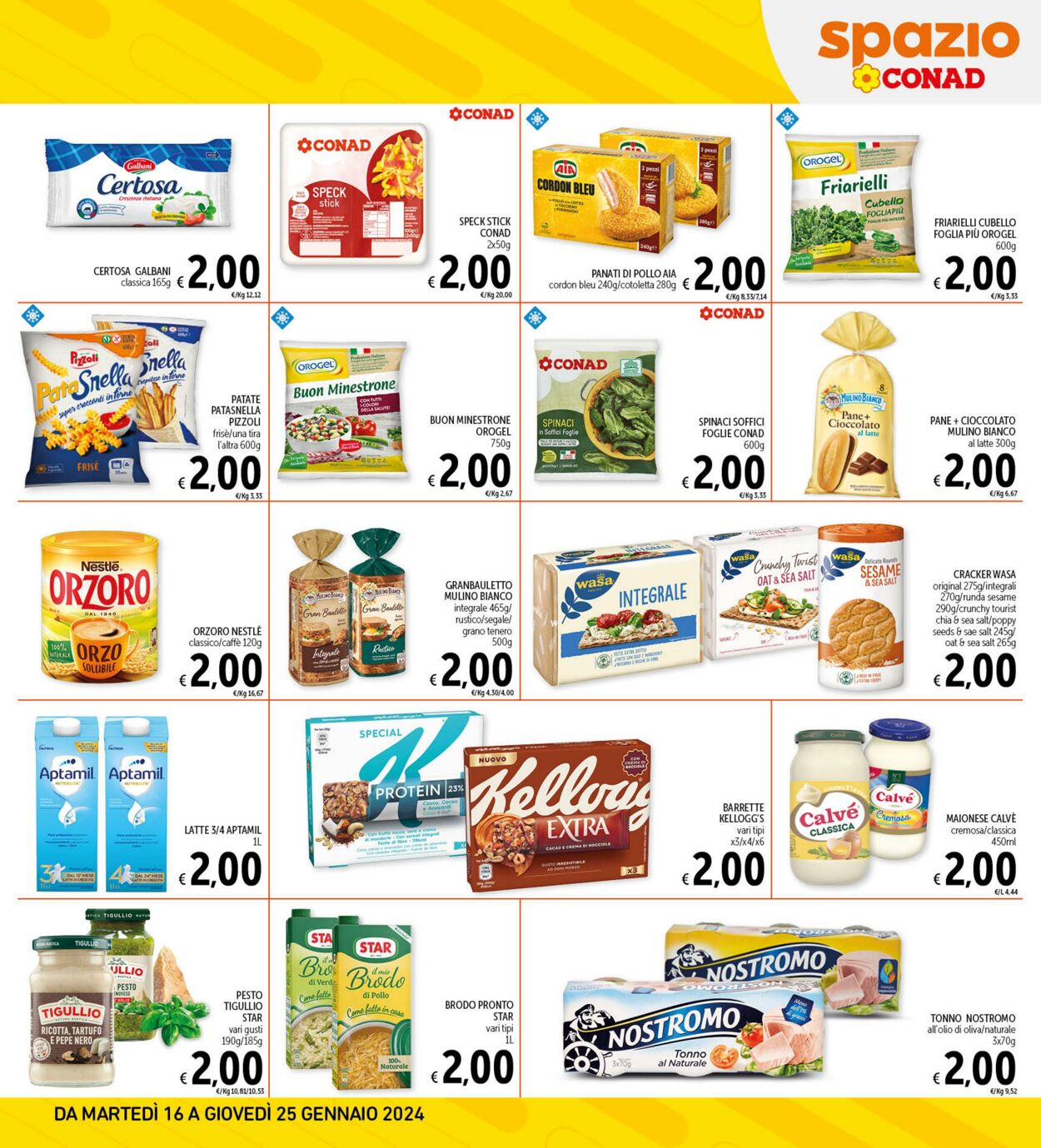 Volantino Conad 16.01.2024 - 25.01.2024