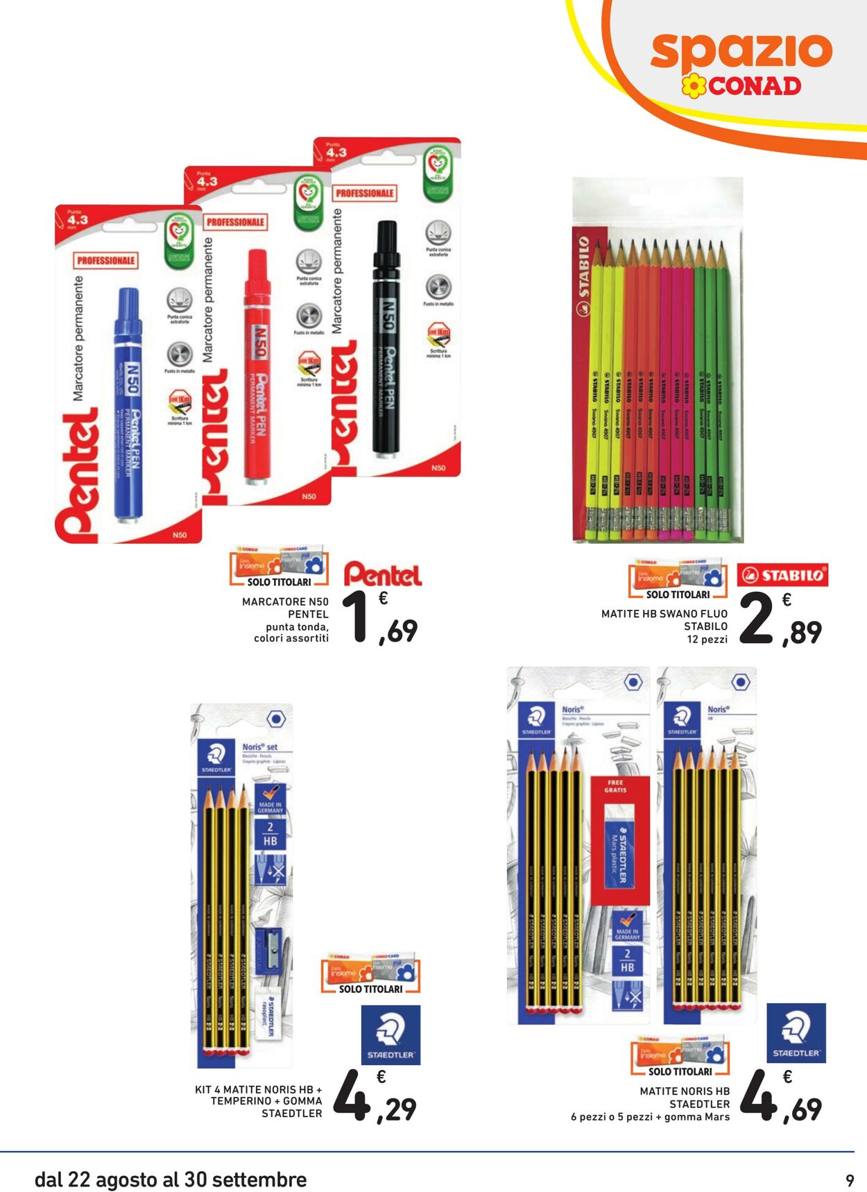 Volantino Conad 22.08.2023 - 30.09.2023