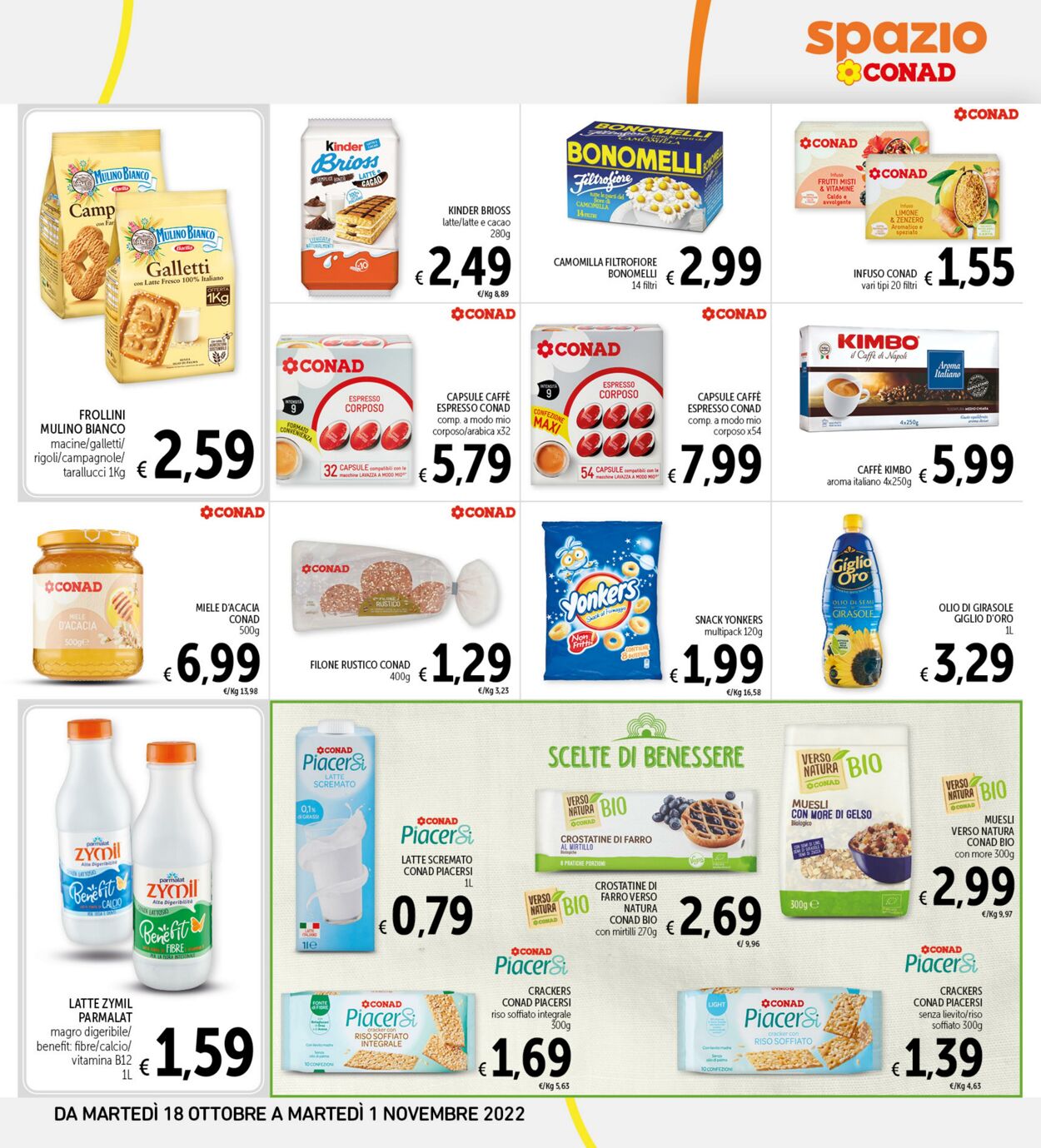 Volantino Conad 18.10.2022 - 01.11.2022