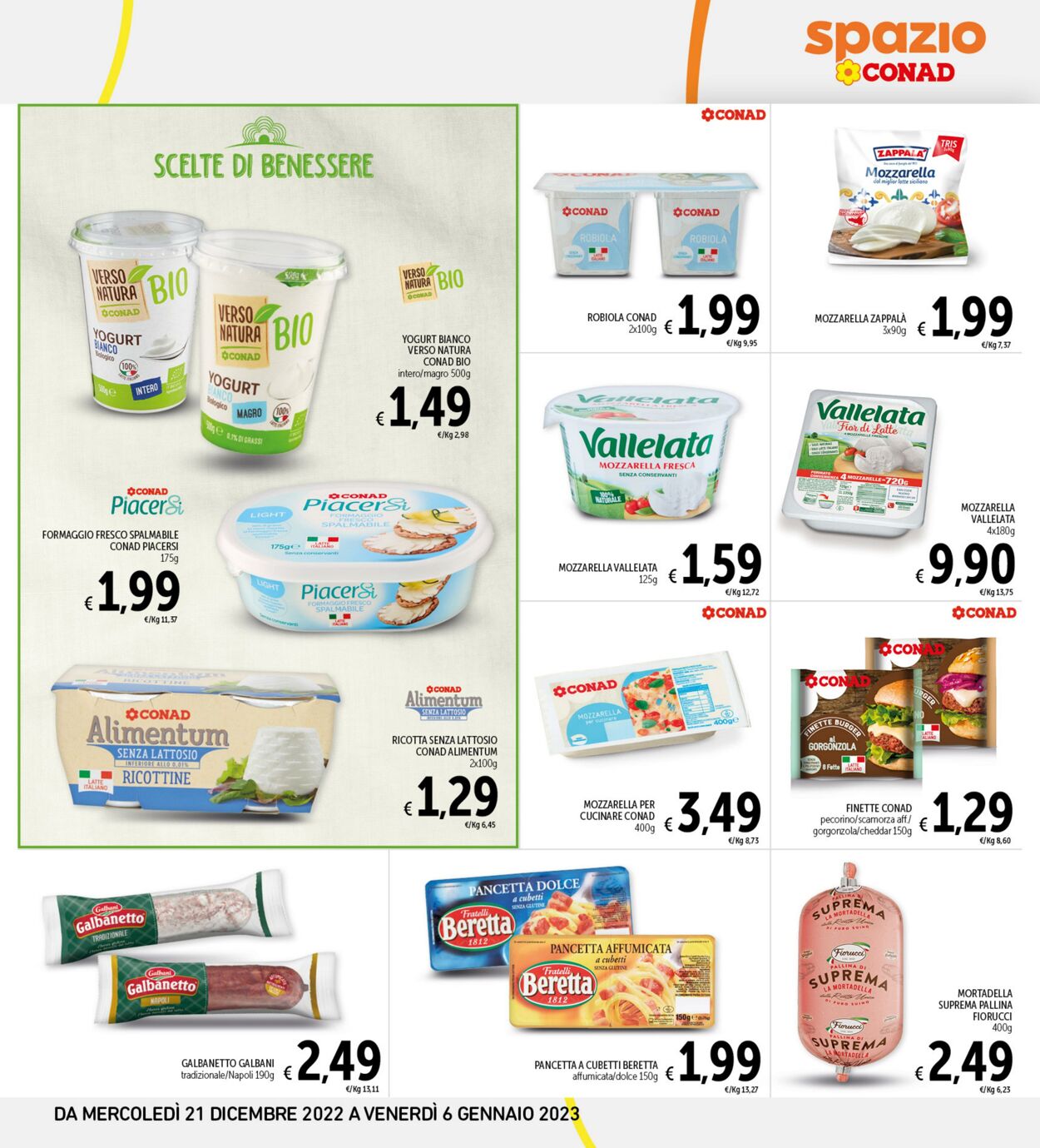 Volantino Conad 21.12.2022 - 06.01.2023