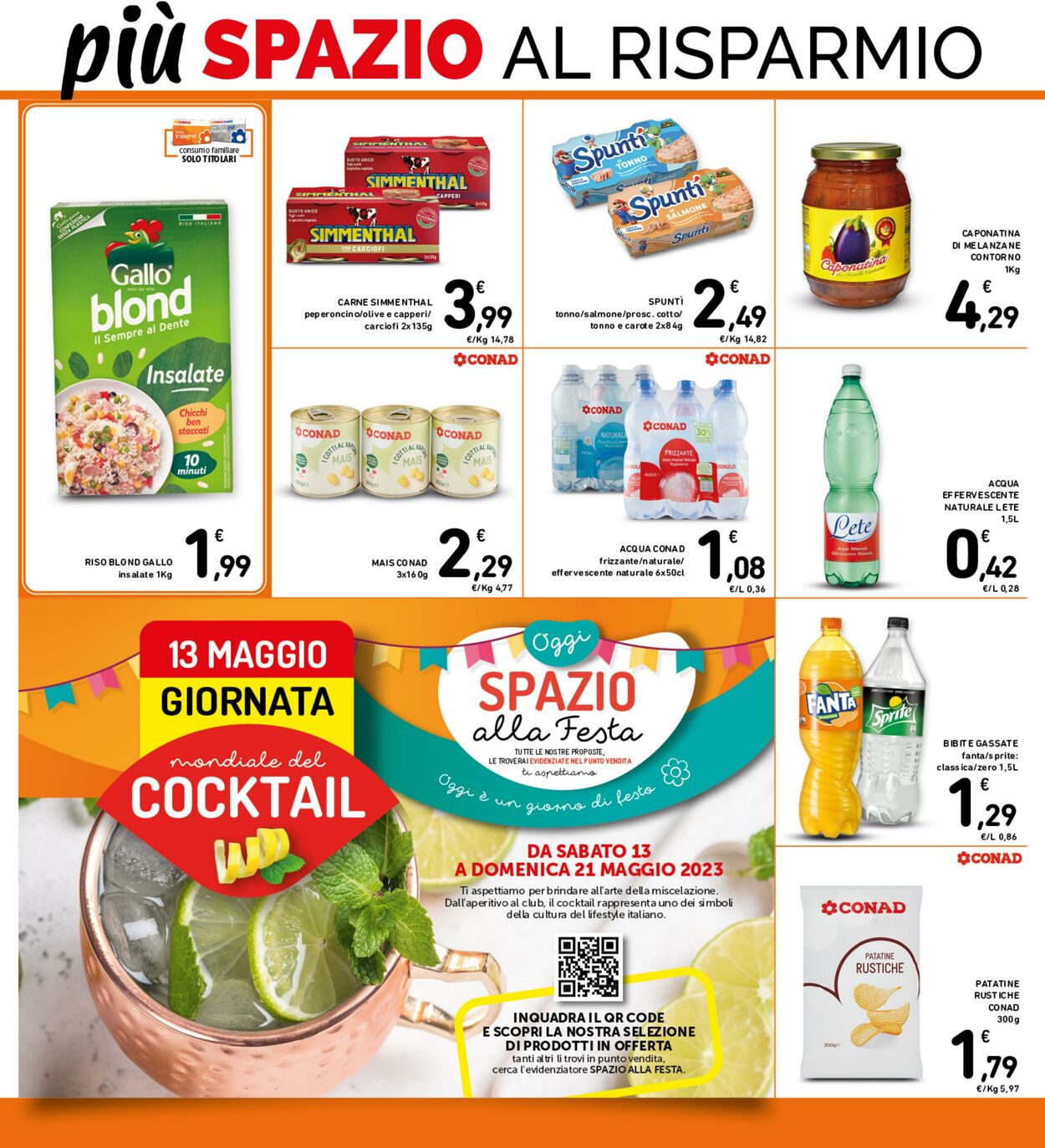 Volantino Conad 02.05.2023 - 15.05.2023