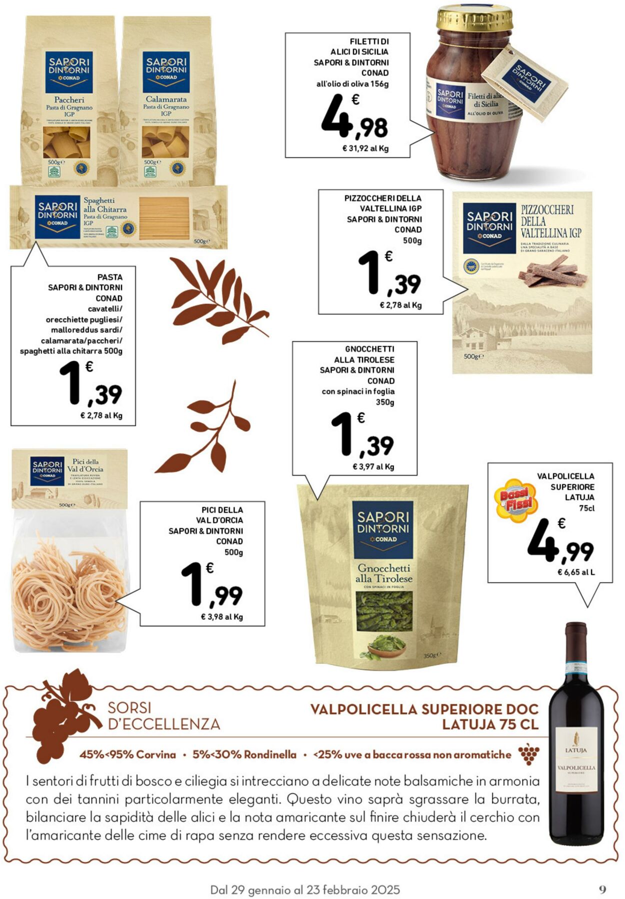 Volantino Conad 29.01.2025 - 23.02.2025