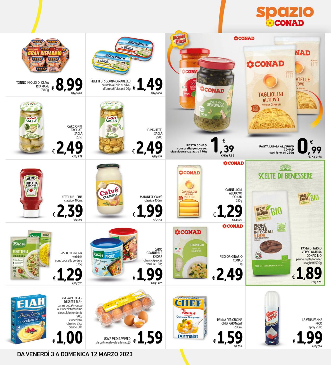 Volantino Conad 03.03.2023 - 12.03.2023