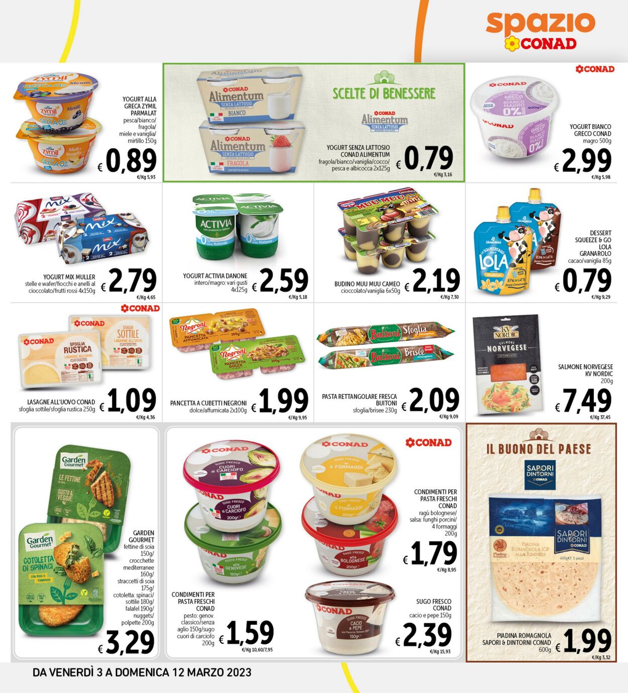 Volantino Conad 03.03.2023 - 12.03.2023