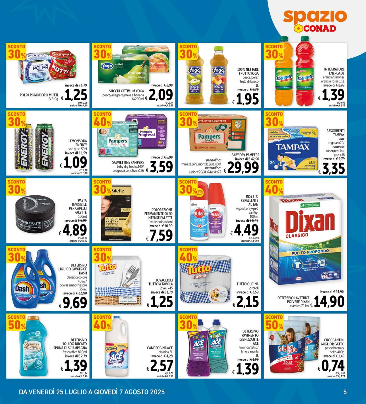 Volantino Conad 05.08.2025 - 05.08.2025
