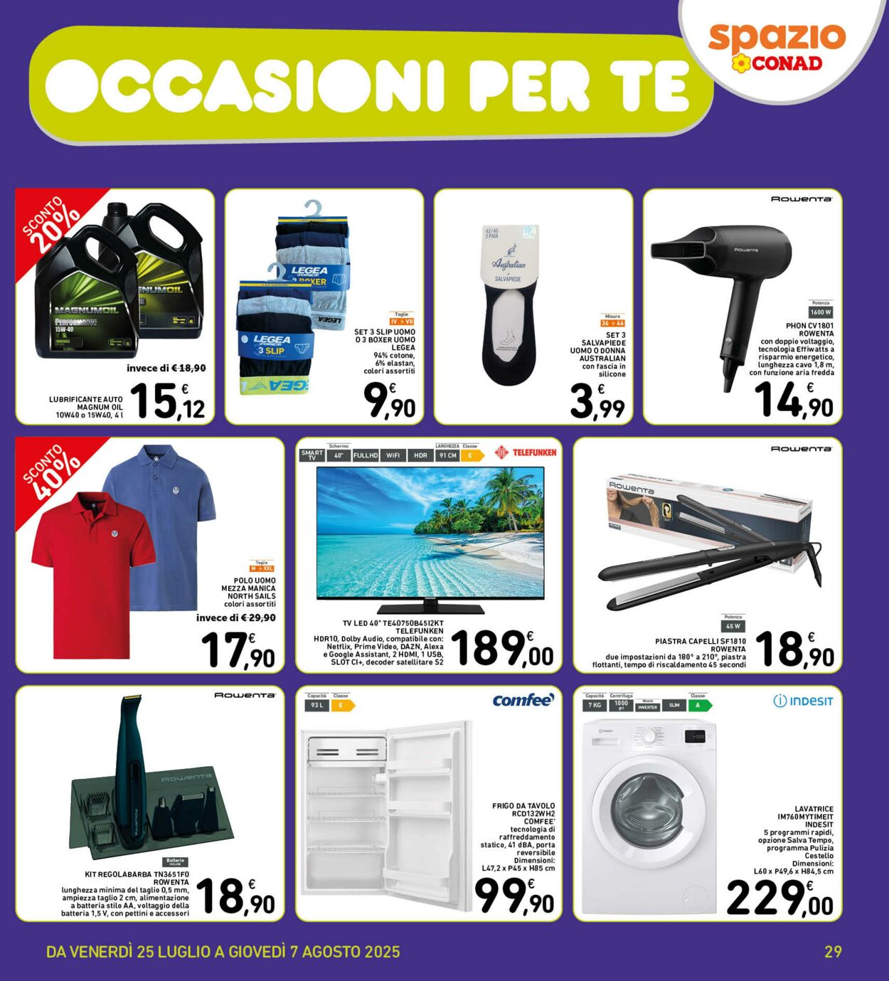 Volantino Conad 05.08.2025 - 05.08.2025