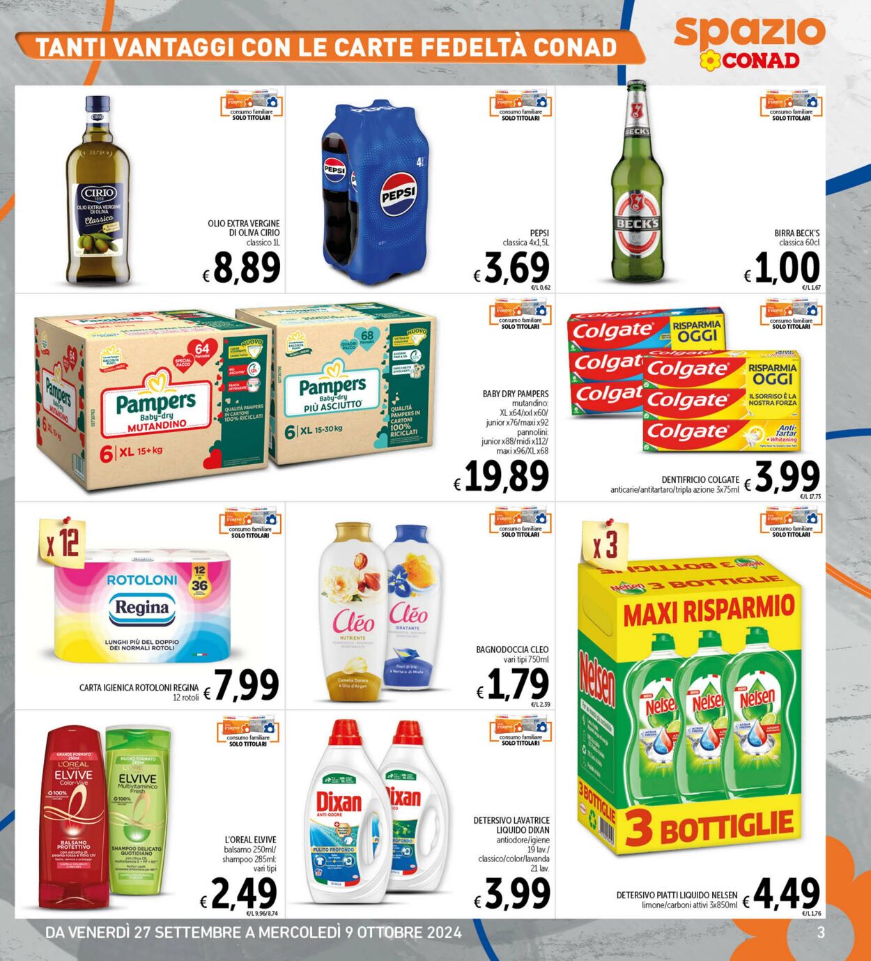 Volantino Conad 27.09.2024 - 09.10.2024