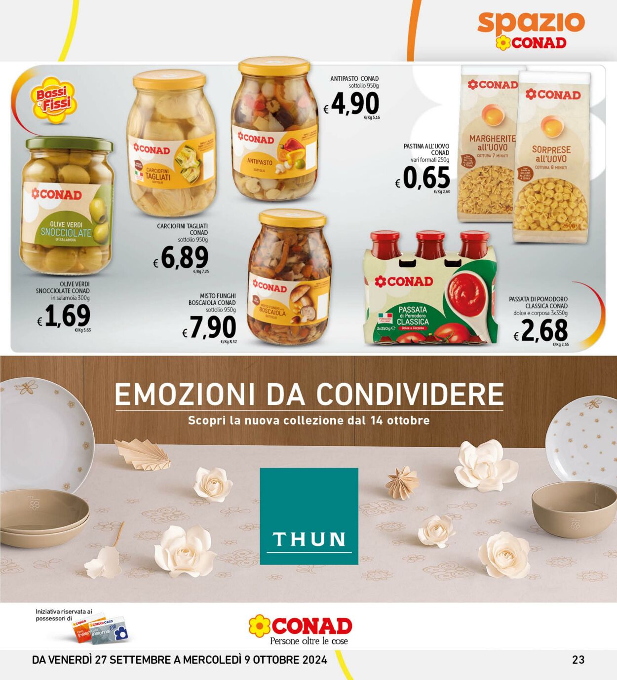 Volantino Conad 27.09.2024 - 09.10.2024