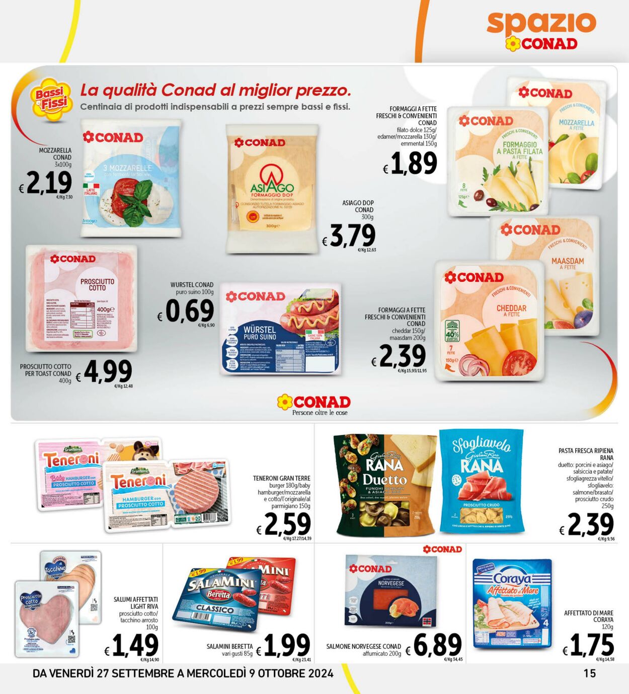 Volantino Conad 27.09.2024 - 09.10.2024