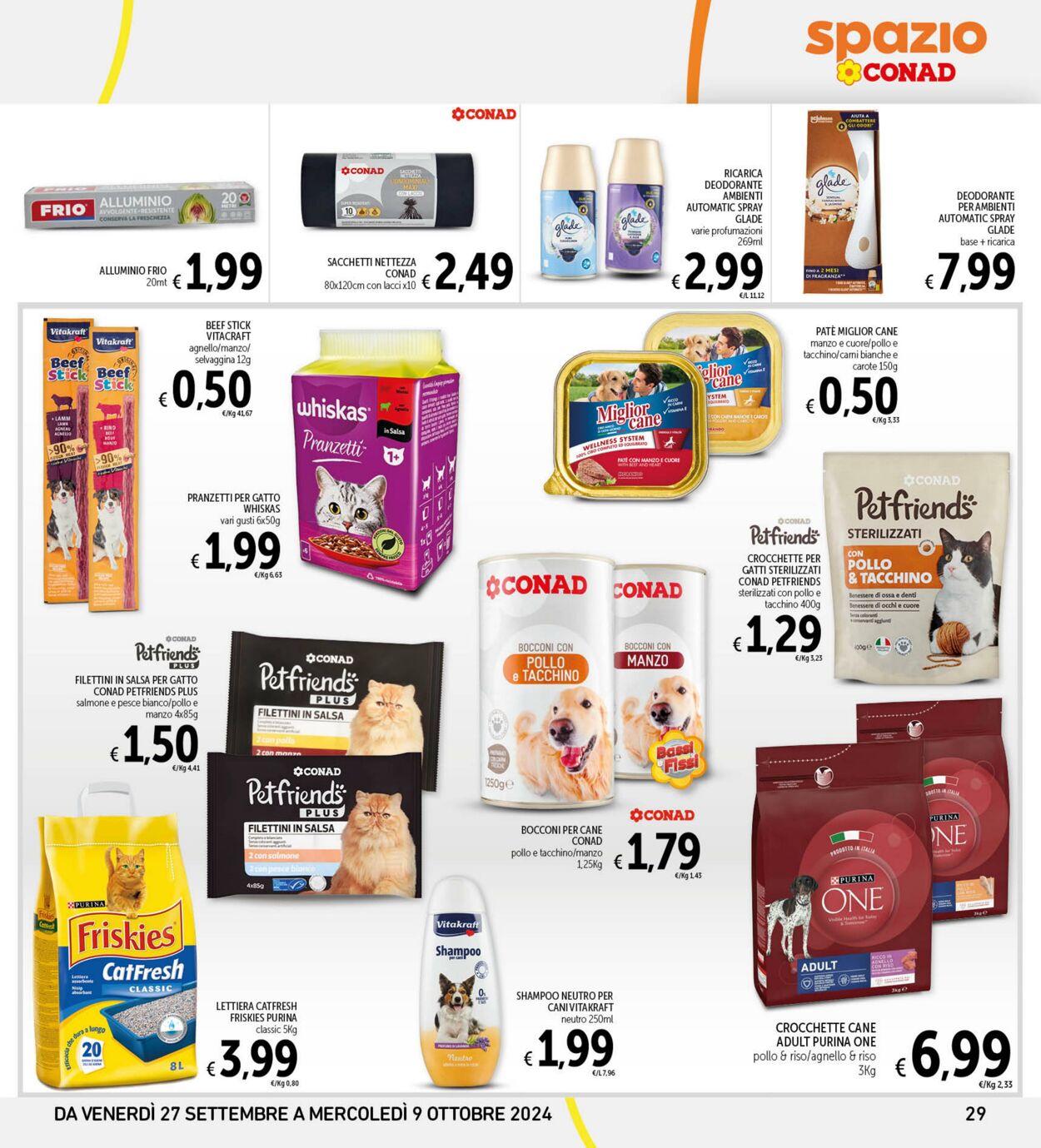 Volantino Conad 27.09.2024 - 09.10.2024