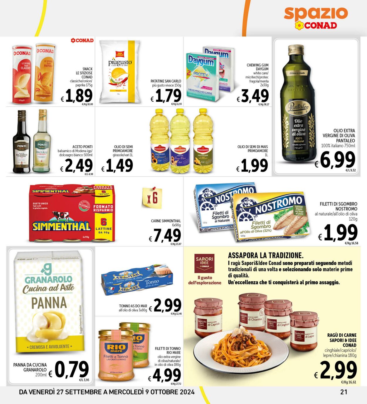 Volantino Conad 27.09.2024 - 09.10.2024