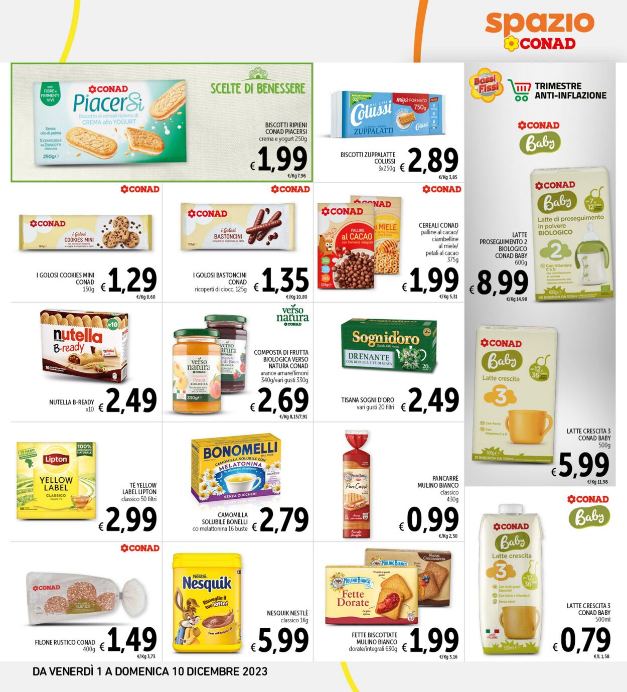 Volantino Conad 01.11.2023 - 10.12.2023