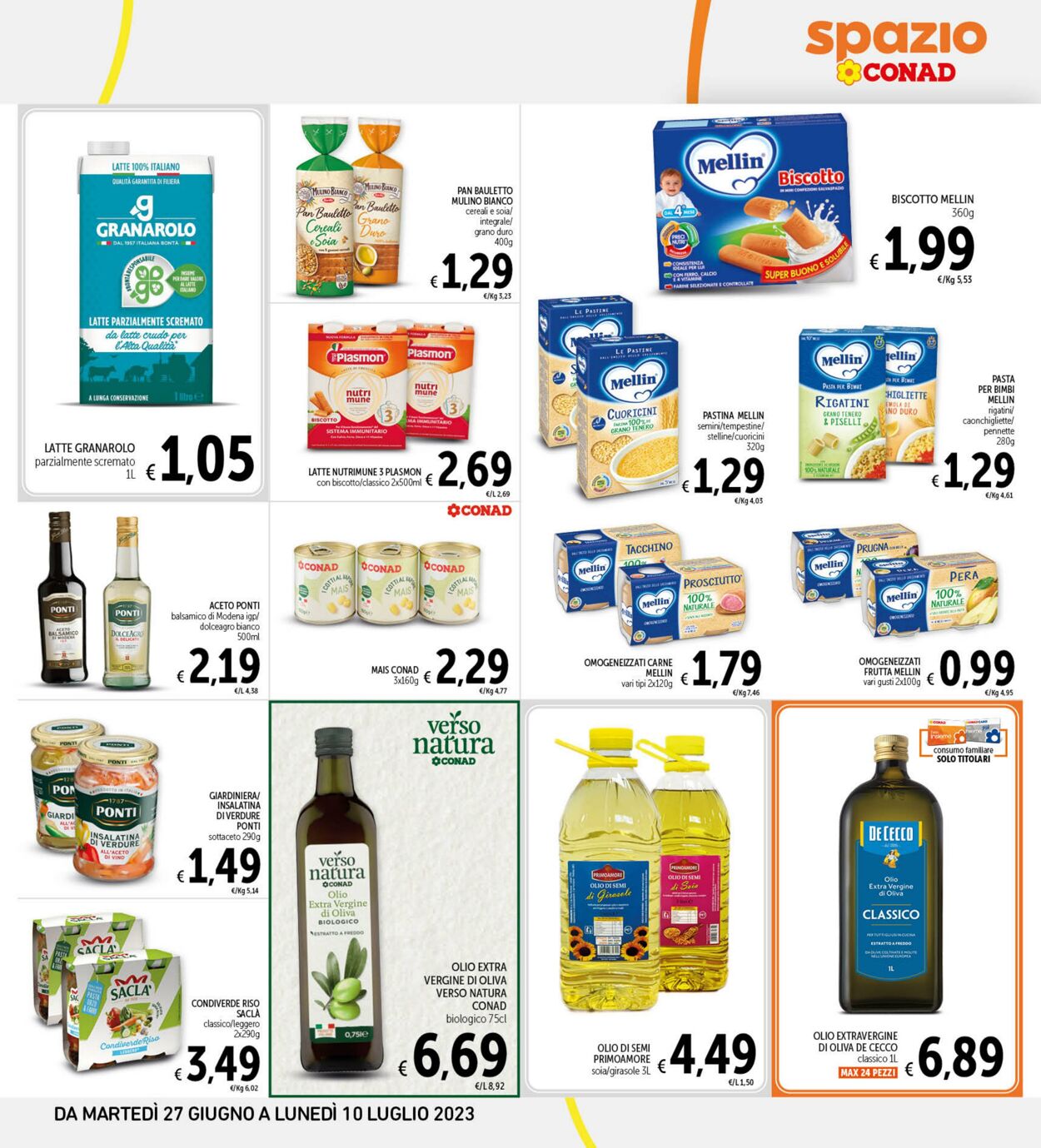 Volantino Conad 27.06.2023 - 10.07.2023