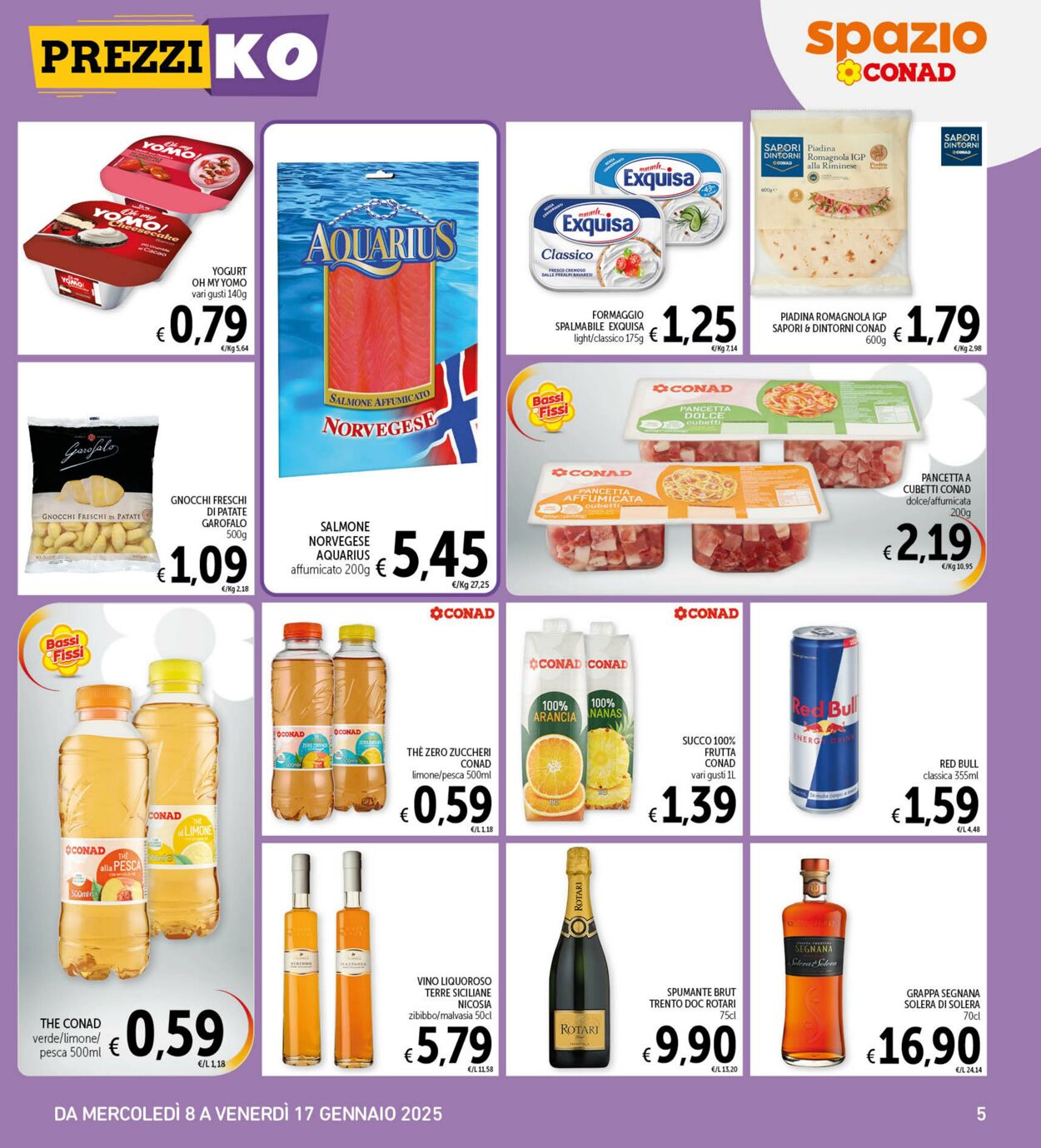 Volantino Conad 08.01.2025 - 17.01.2025