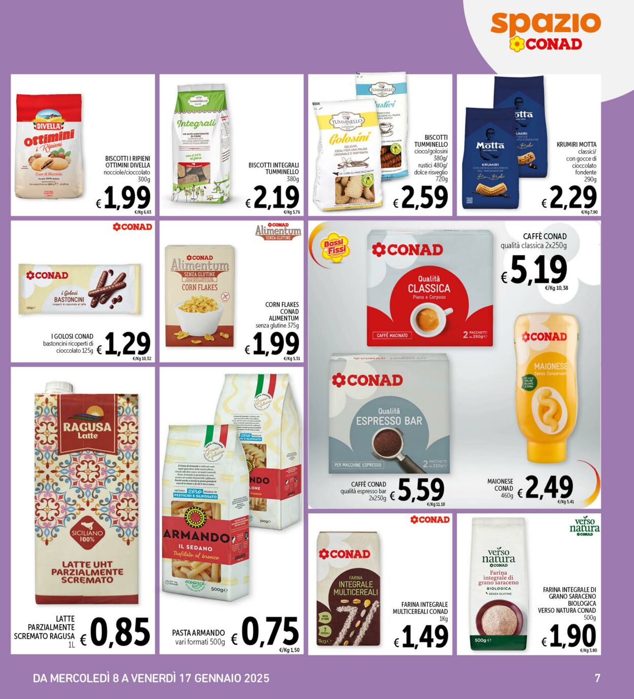 Volantino Conad 08.01.2025 - 17.01.2025