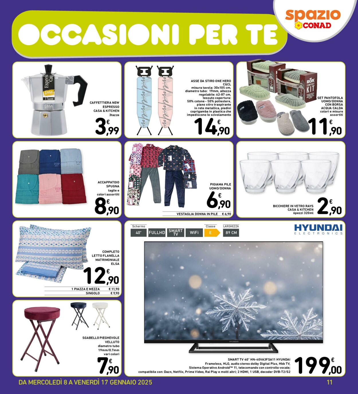 Volantino Conad 08.01.2025 - 17.01.2025