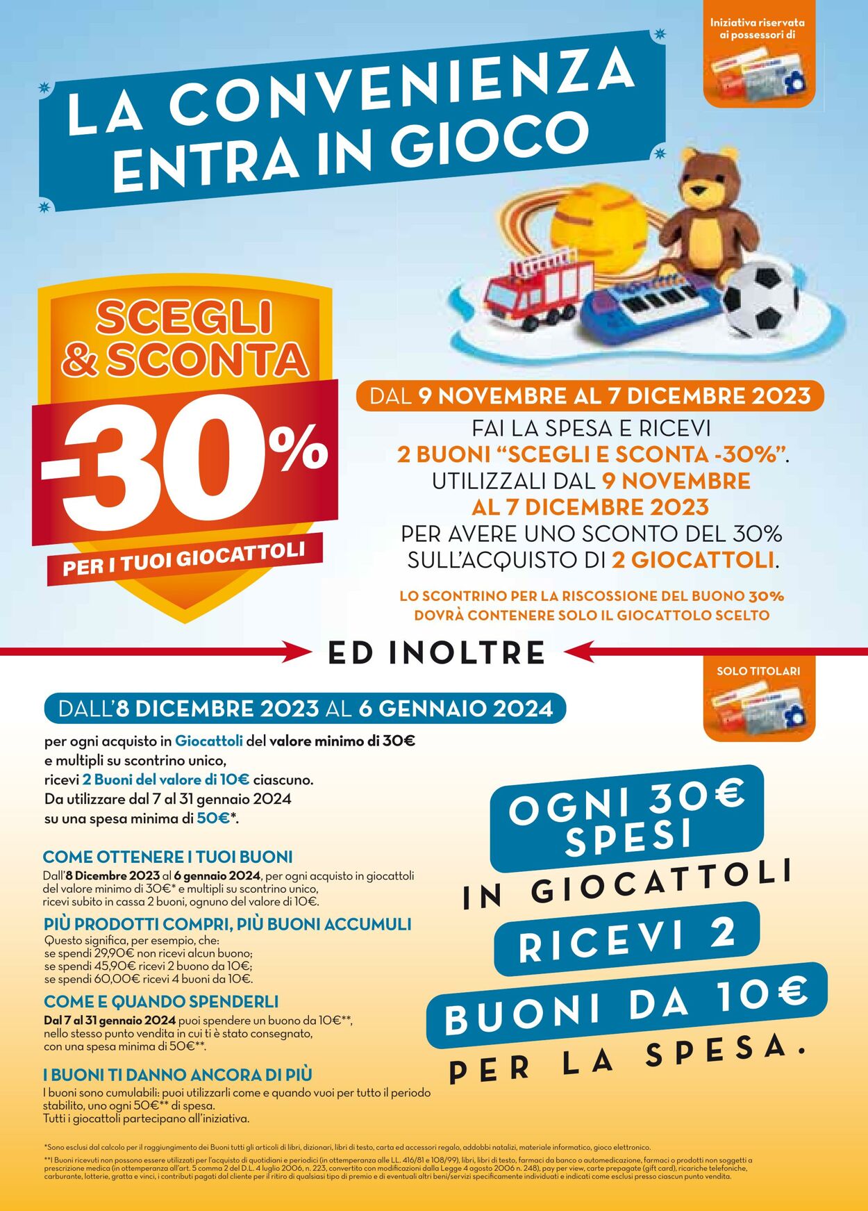 Volantino Conad 09.11.2023 - 24.12.2023