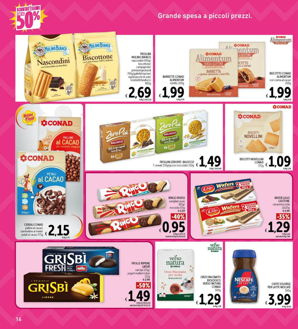 Volantino Conad 02.01.2025 - 16.01.2025