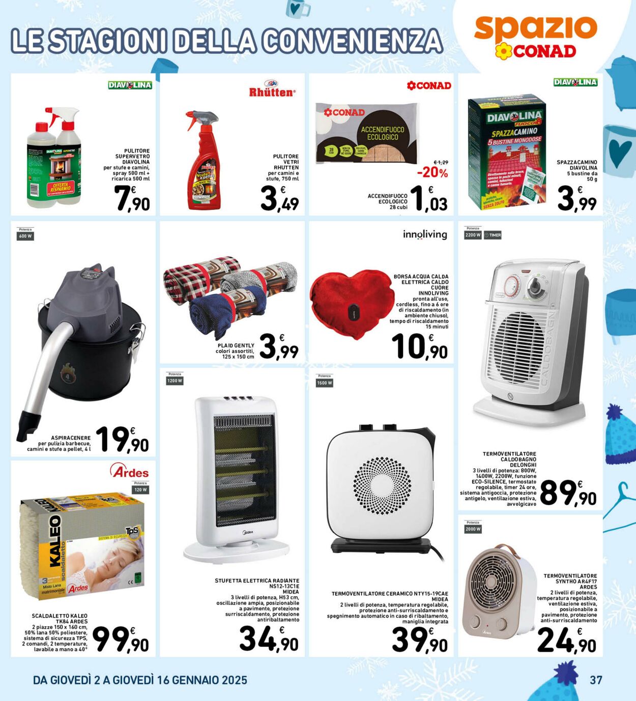 Volantino Conad 02.01.2025 - 16.01.2025