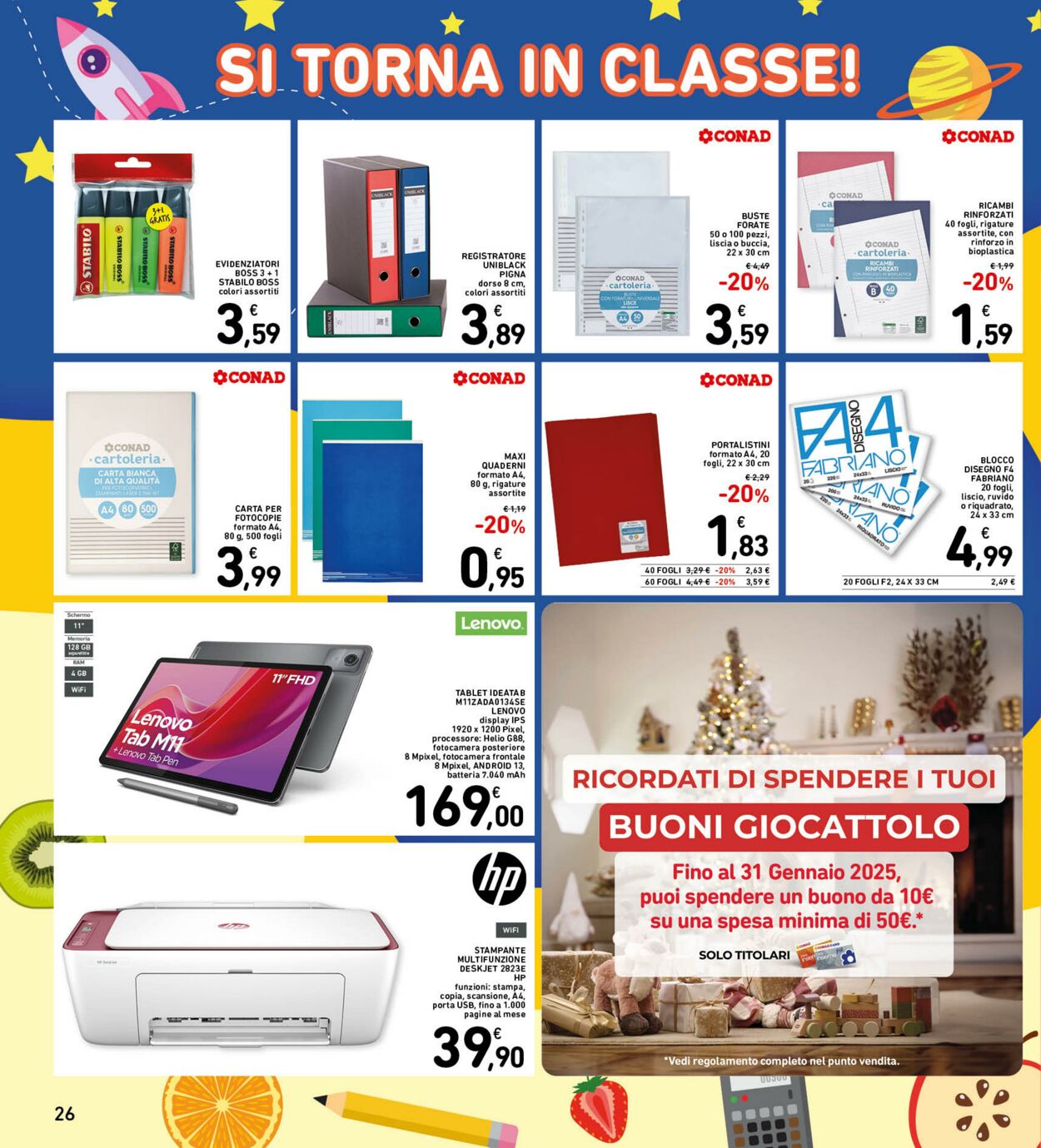 Volantino Conad 02.01.2025 - 16.01.2025