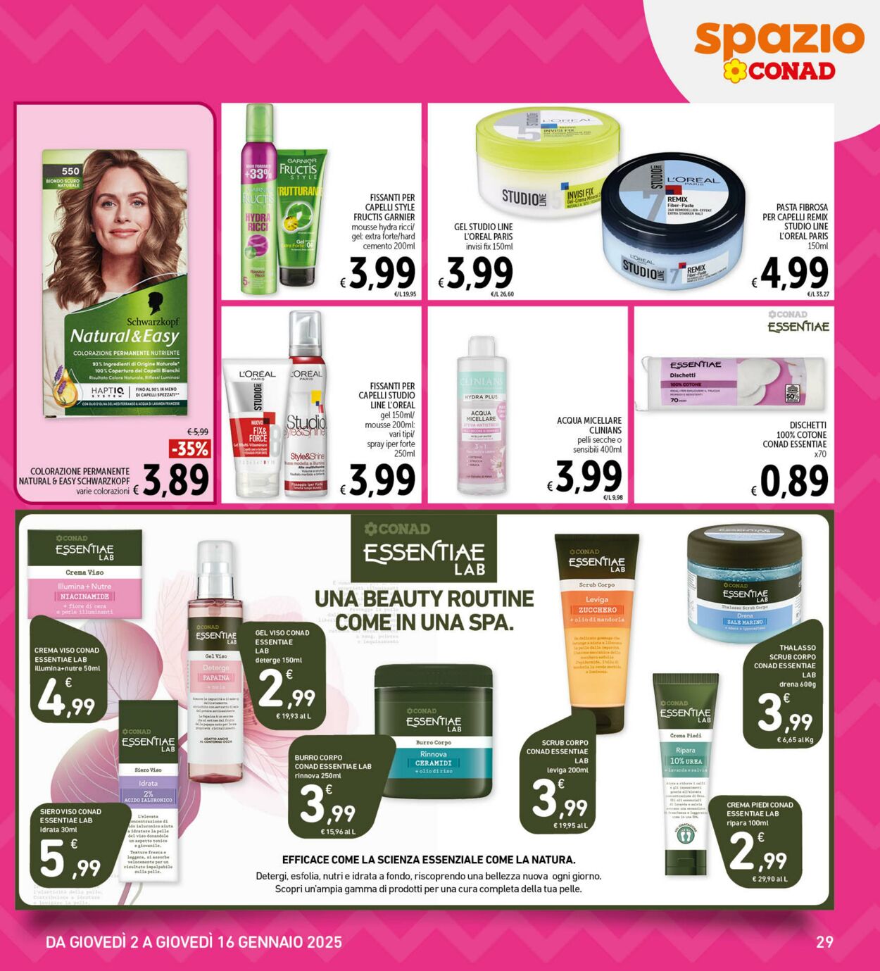 Volantino Conad 02.01.2025 - 16.01.2025