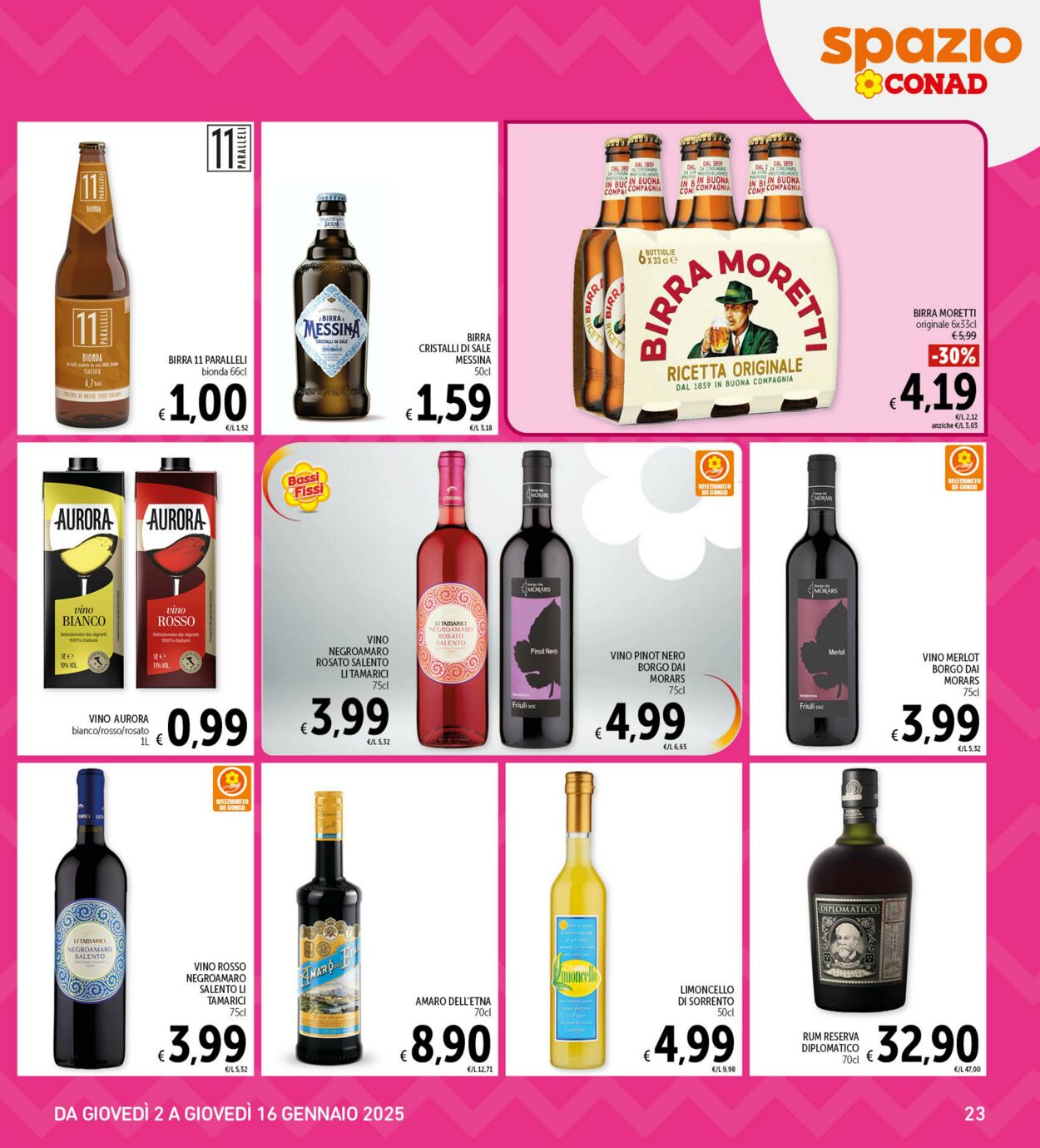 Volantino Conad 02.01.2025 - 16.01.2025