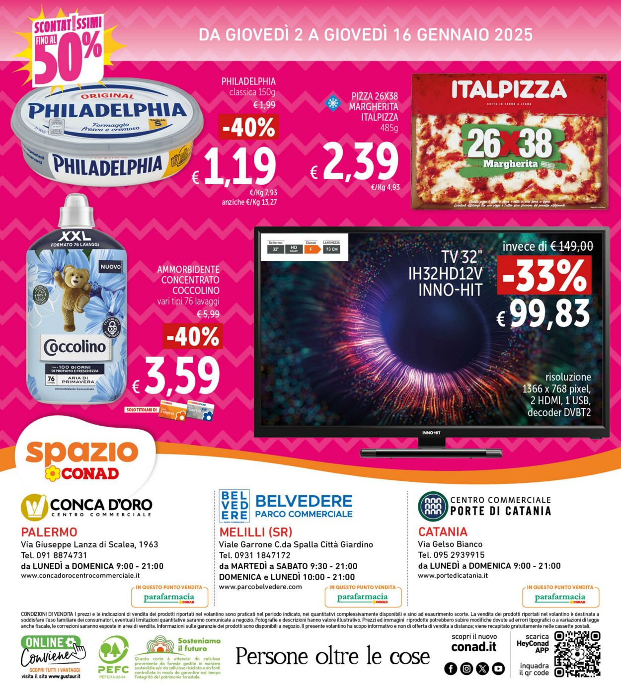 Volantino Conad 02.01.2025 - 16.01.2025