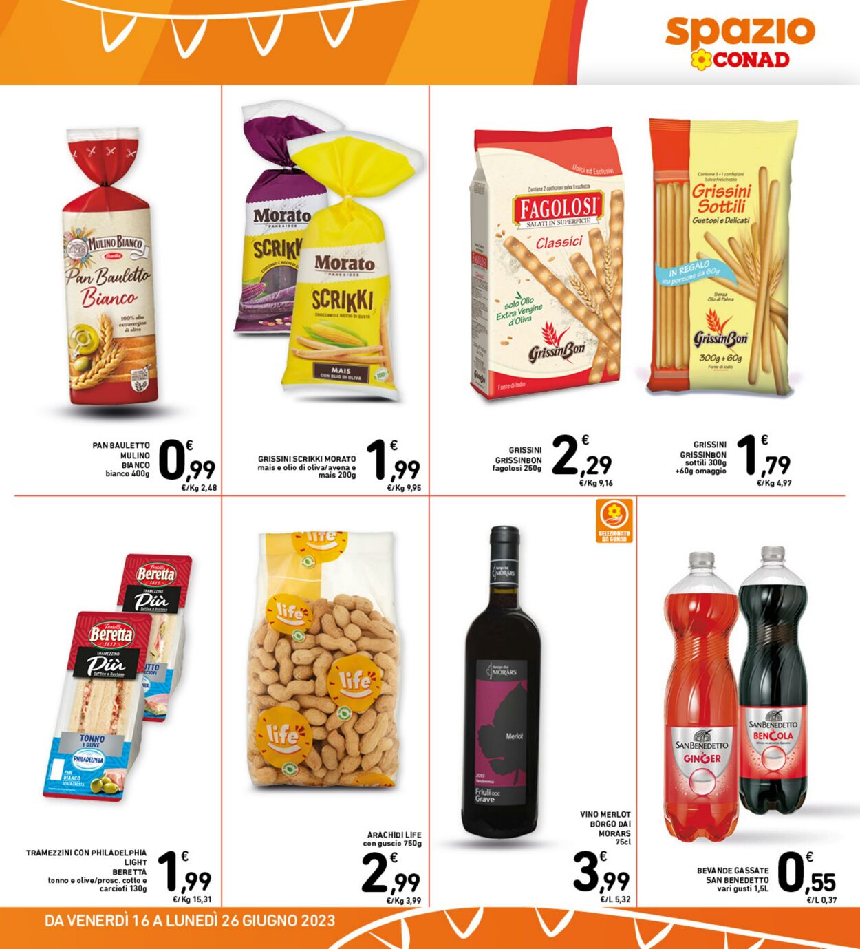 Volantino Conad 16.06.2023 - 26.06.2023