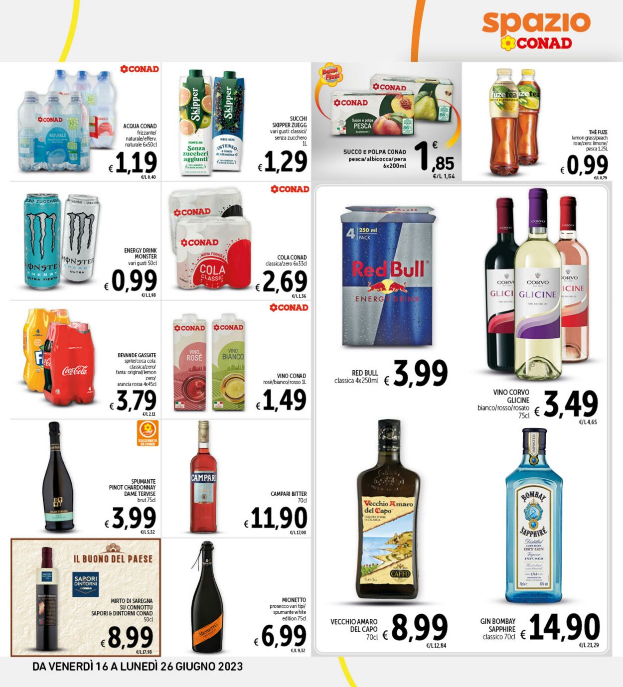 Volantino Conad 16.06.2023 - 26.06.2023