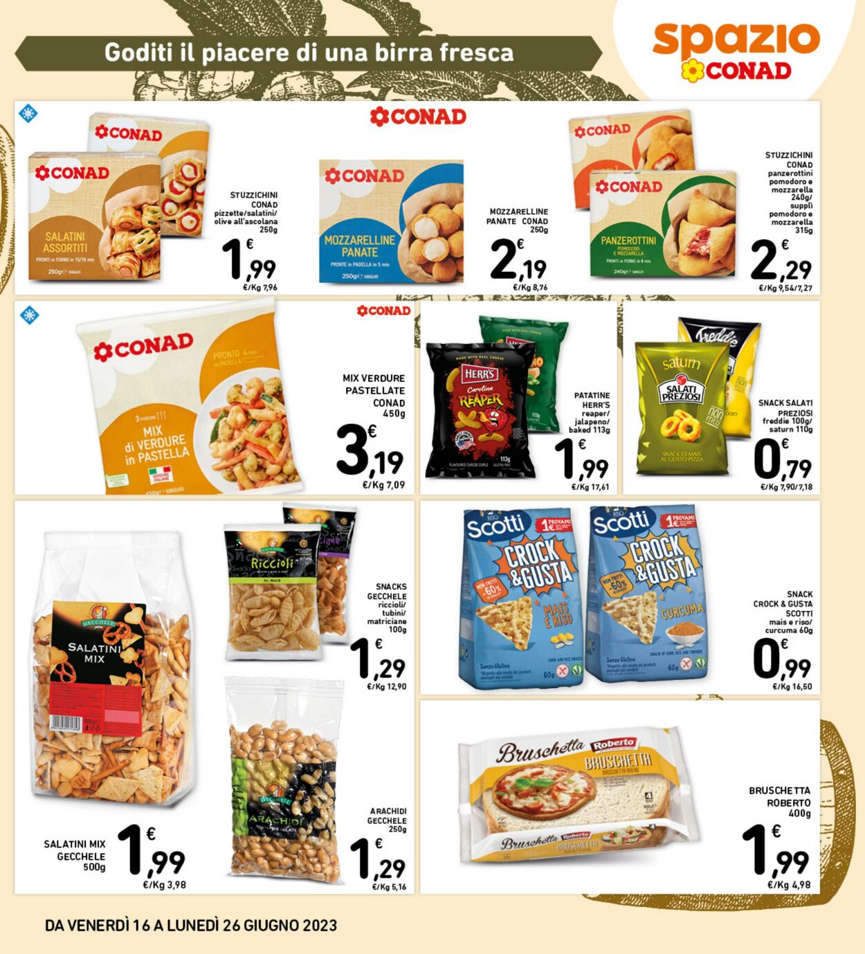 Volantino Conad 16.06.2023 - 26.06.2023