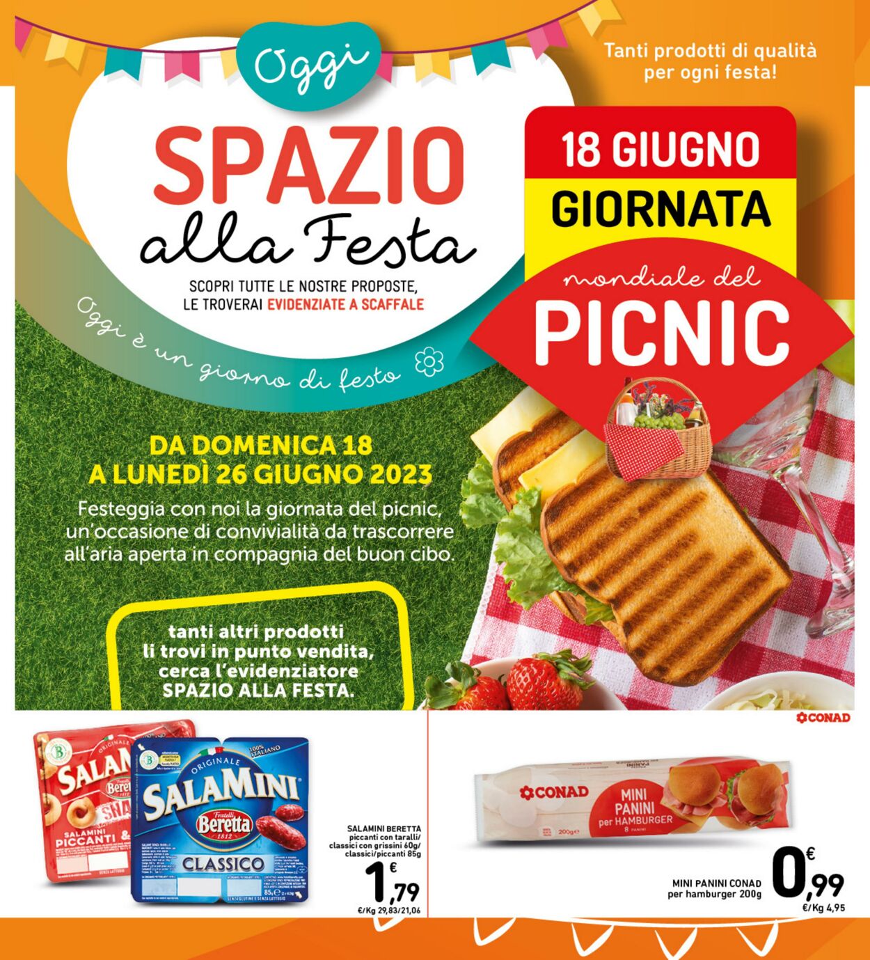 Volantino Conad 16.06.2023 - 26.06.2023