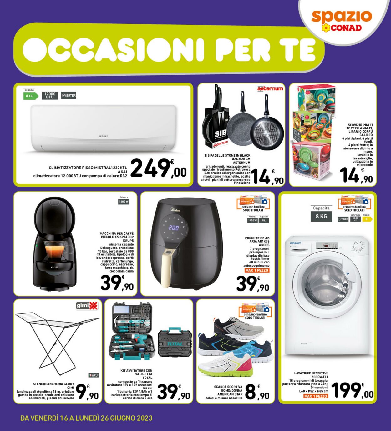 Volantino Conad 16.06.2023 - 26.06.2023