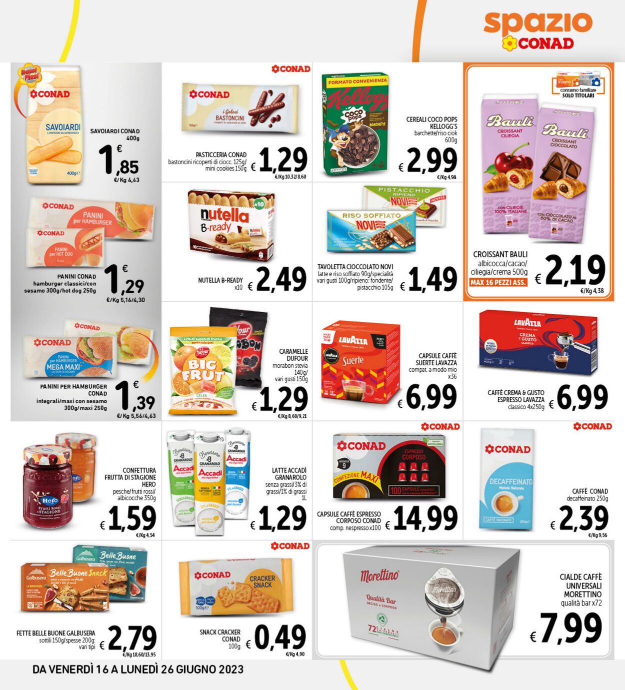 Volantino Conad 16.06.2023 - 26.06.2023