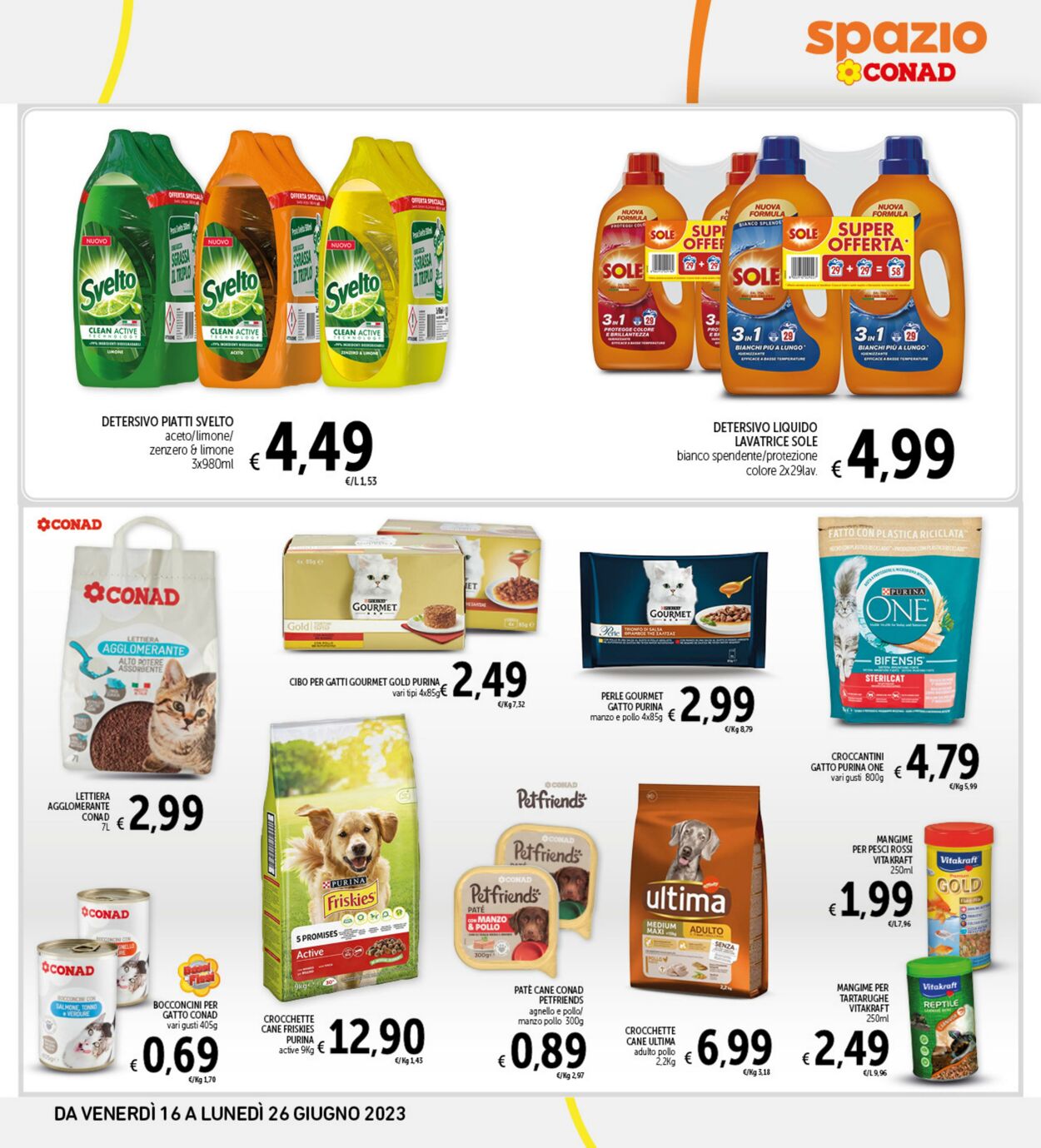 Volantino Conad 16.06.2023 - 26.06.2023