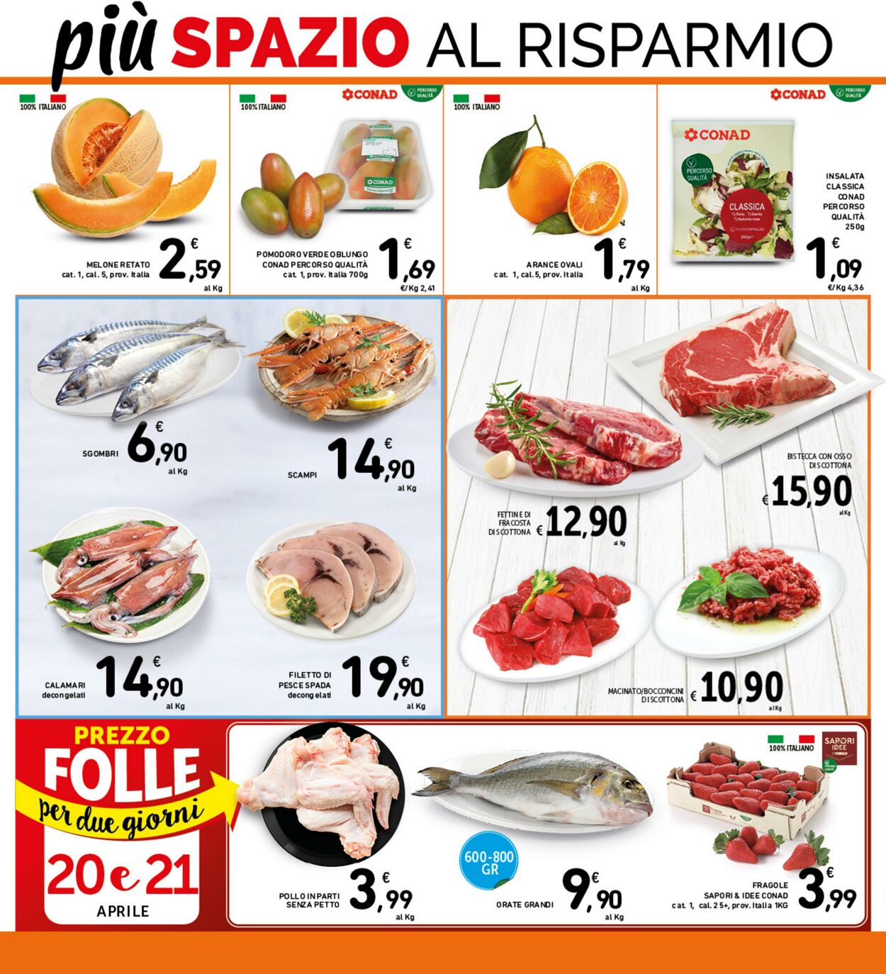 Volantino Conad 11.04.2023 - 24.04.2023