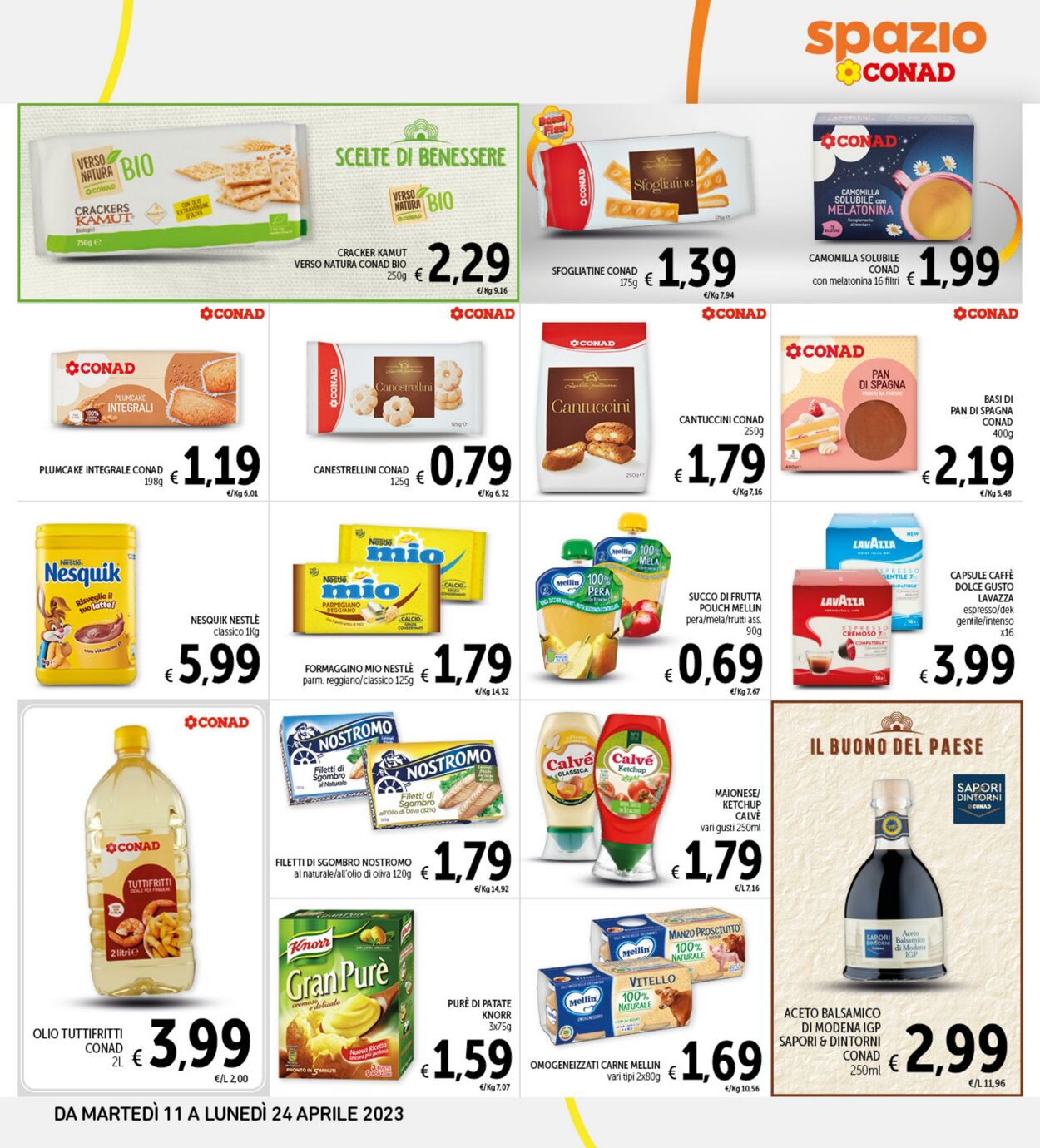 Volantino Conad 11.04.2023 - 24.04.2023