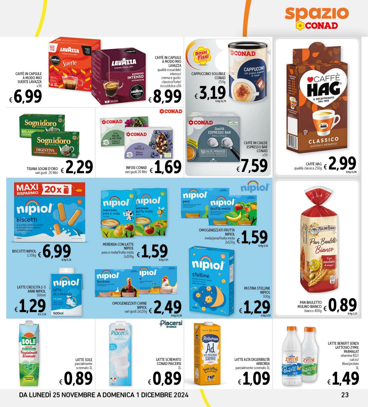 Volantino Conad 25.11.2024 - 01.12.2024