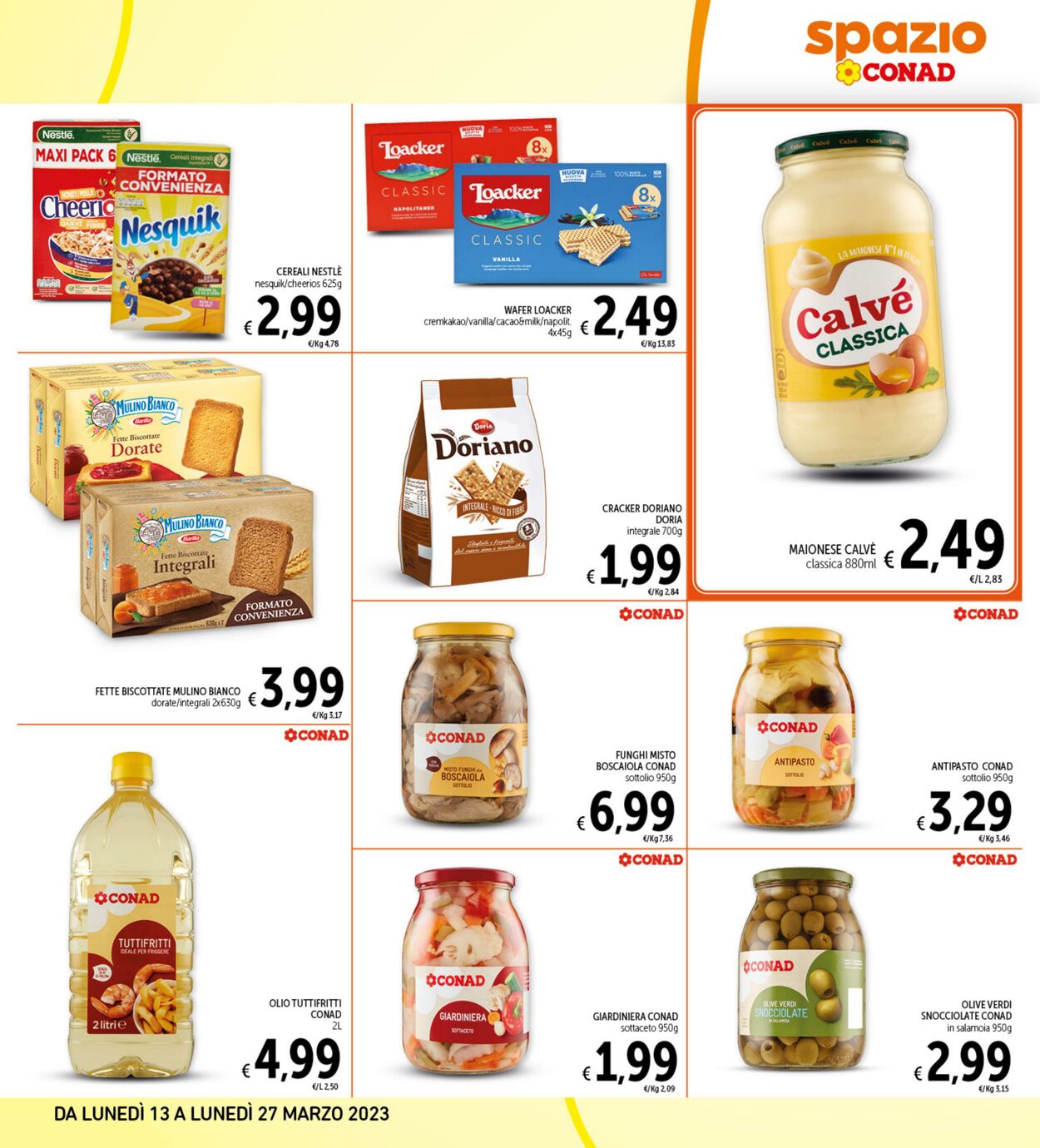 Volantino Conad 13.03.2023 - 27.03.2023