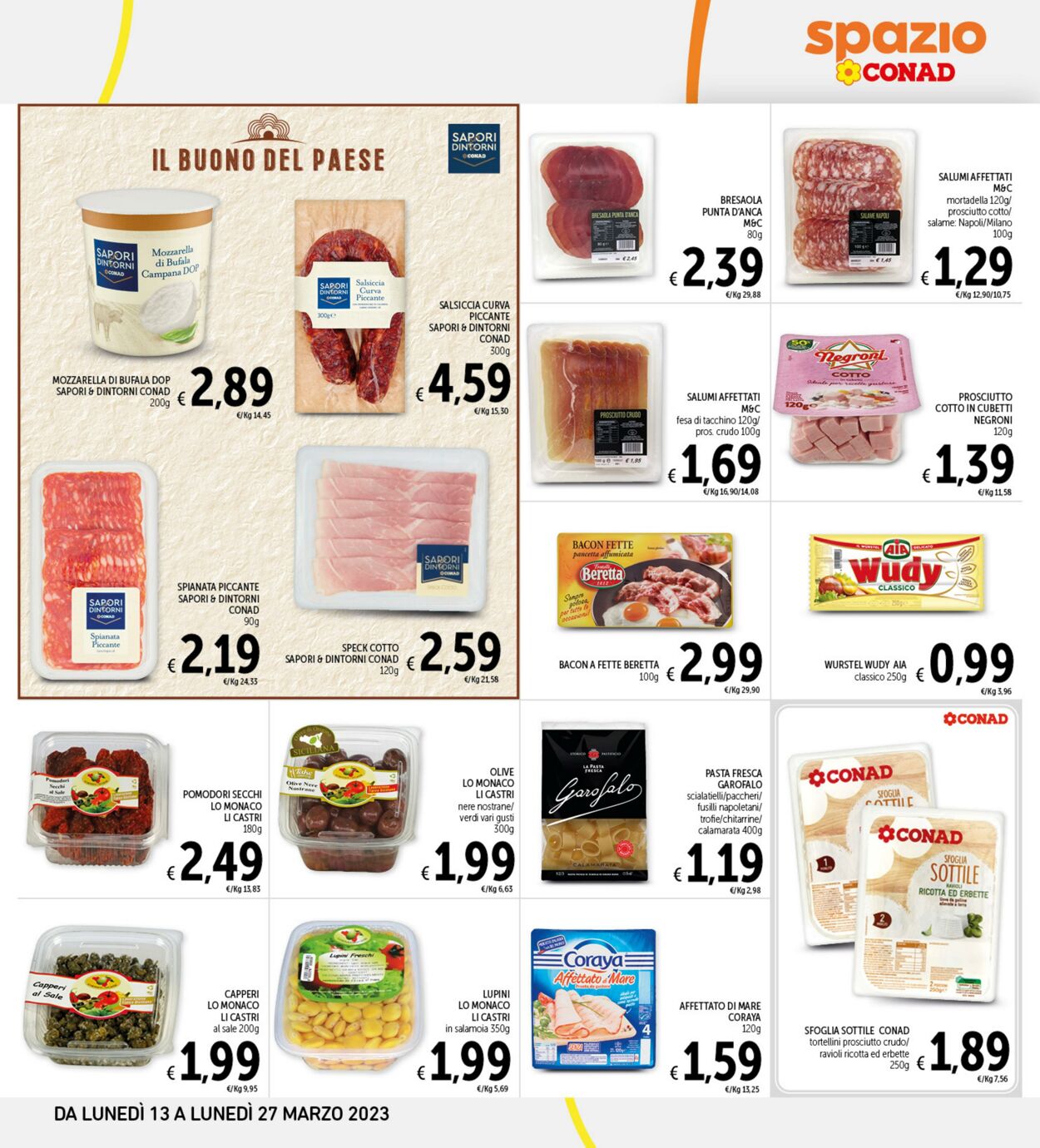 Volantino Conad 13.03.2023 - 27.03.2023