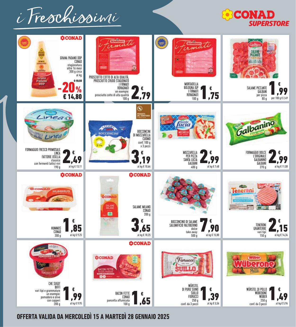 Volantino Conad 15.01.2025 - 28.01.2025